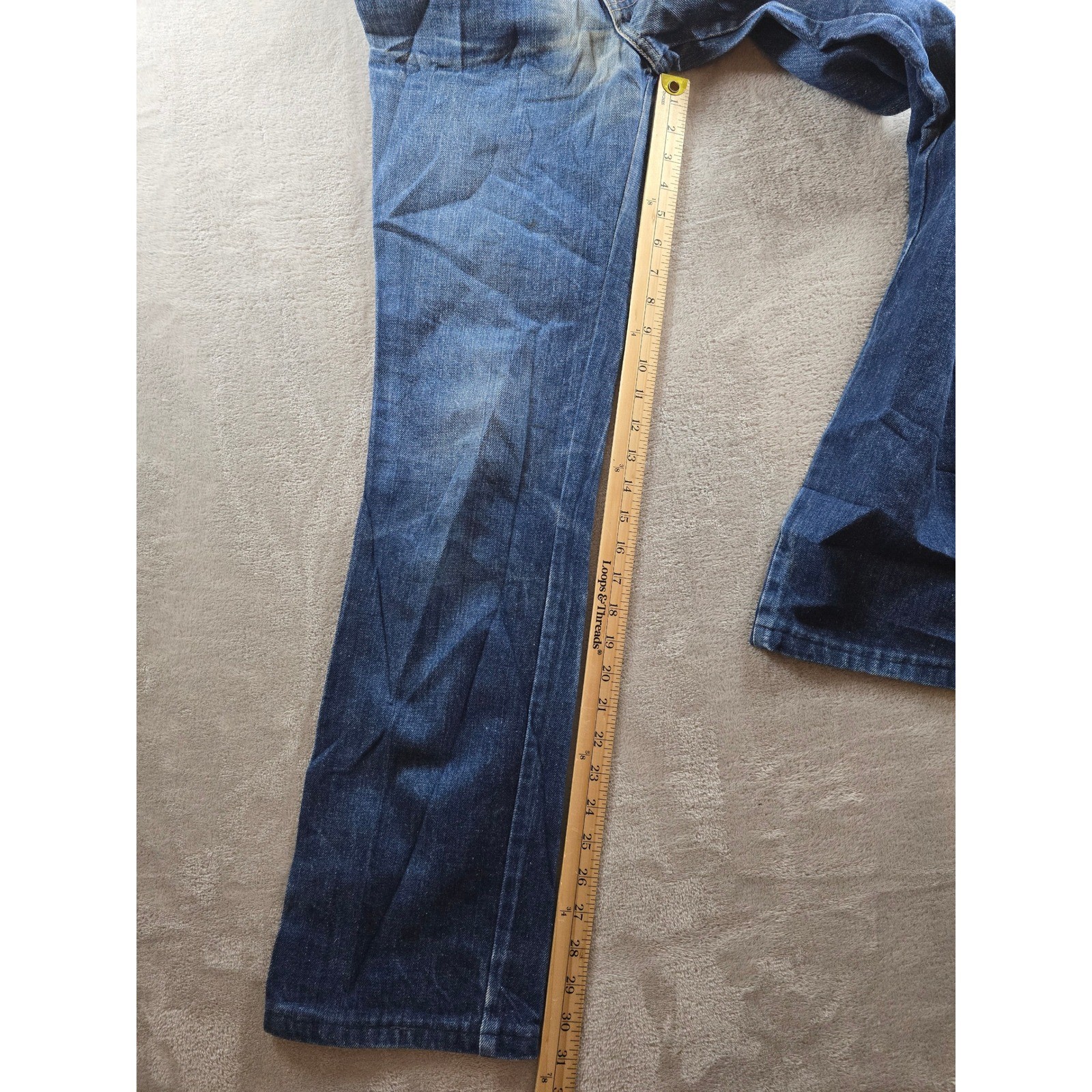 Vintage Bolthon & Cassidy Jeans Womens Size 2 Blue 70s Made In Italy *Read