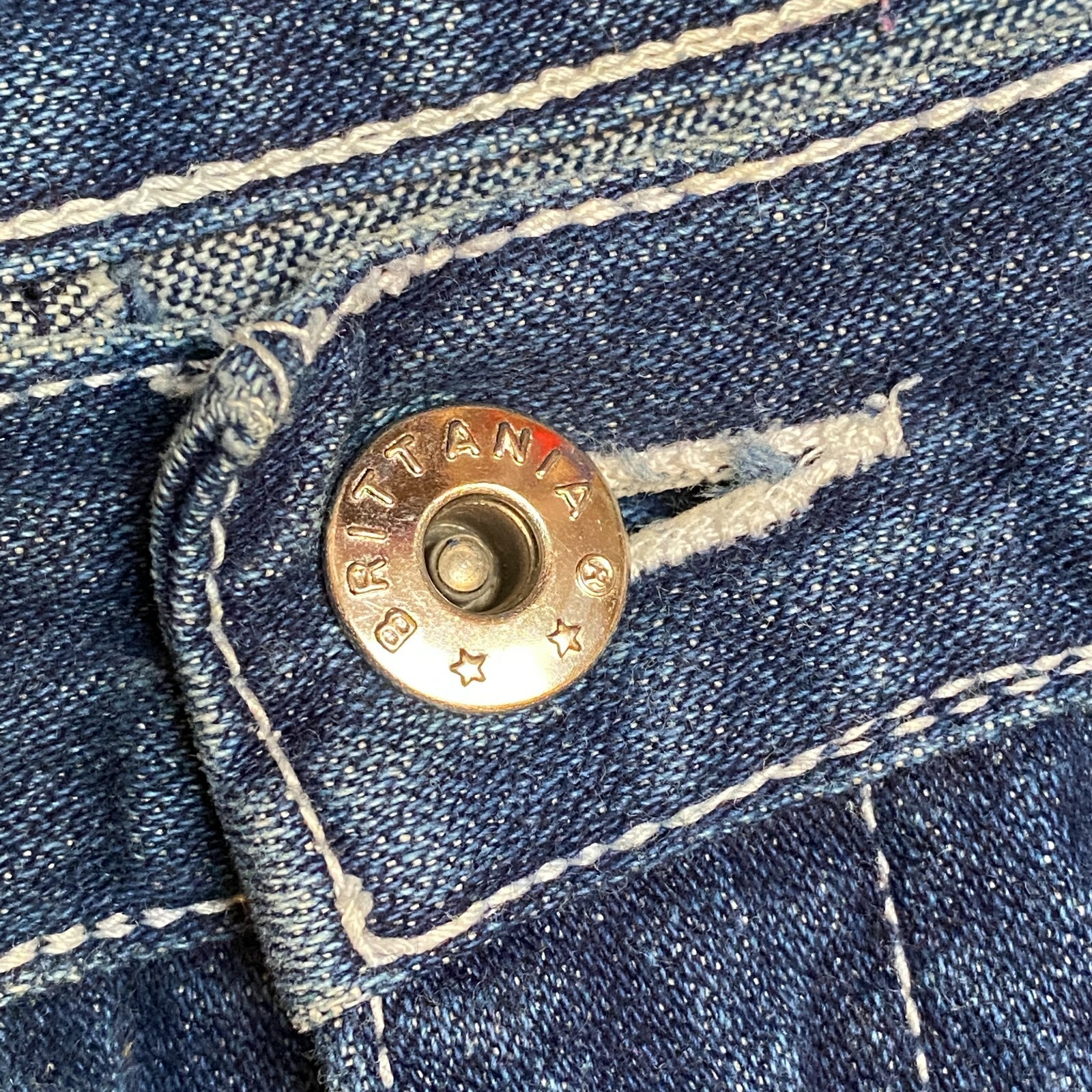 Vintage 1980s BRITTANIA Blue Jeans Denim 33 x 29