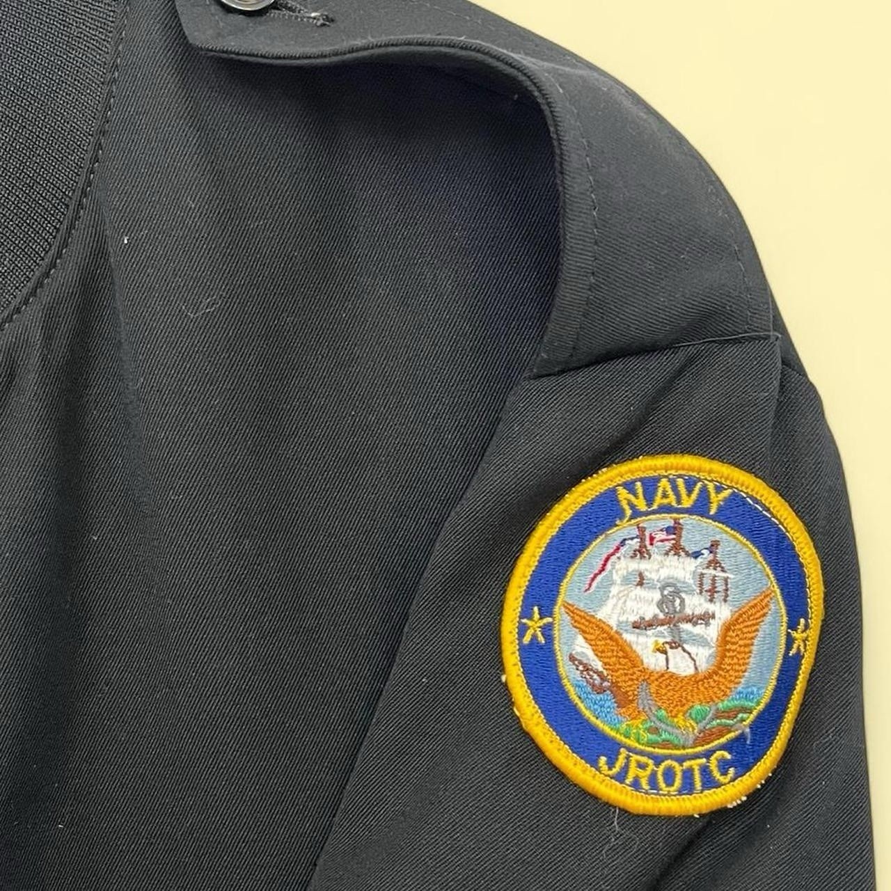 Vintage 2001 Navy JROTC Military Issued Banded Bomber Jacket