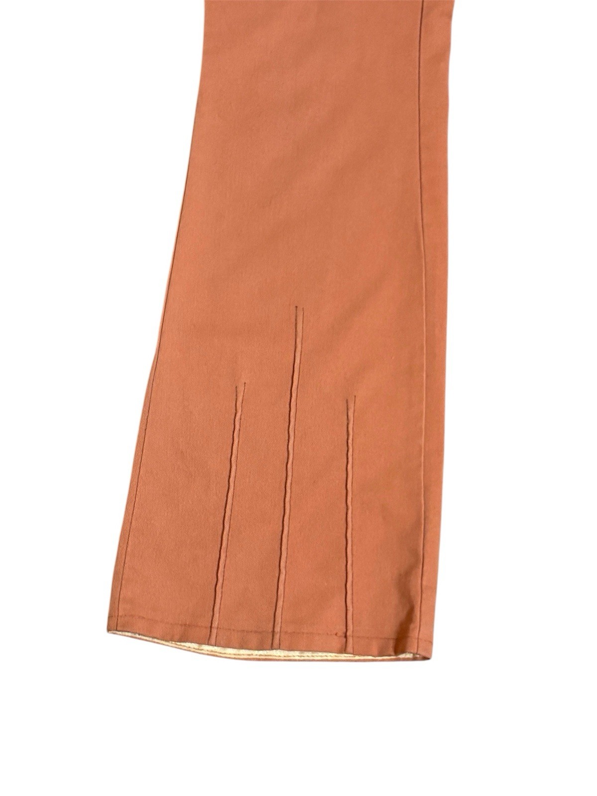 1970s orange/salmon Sears bell bottoms