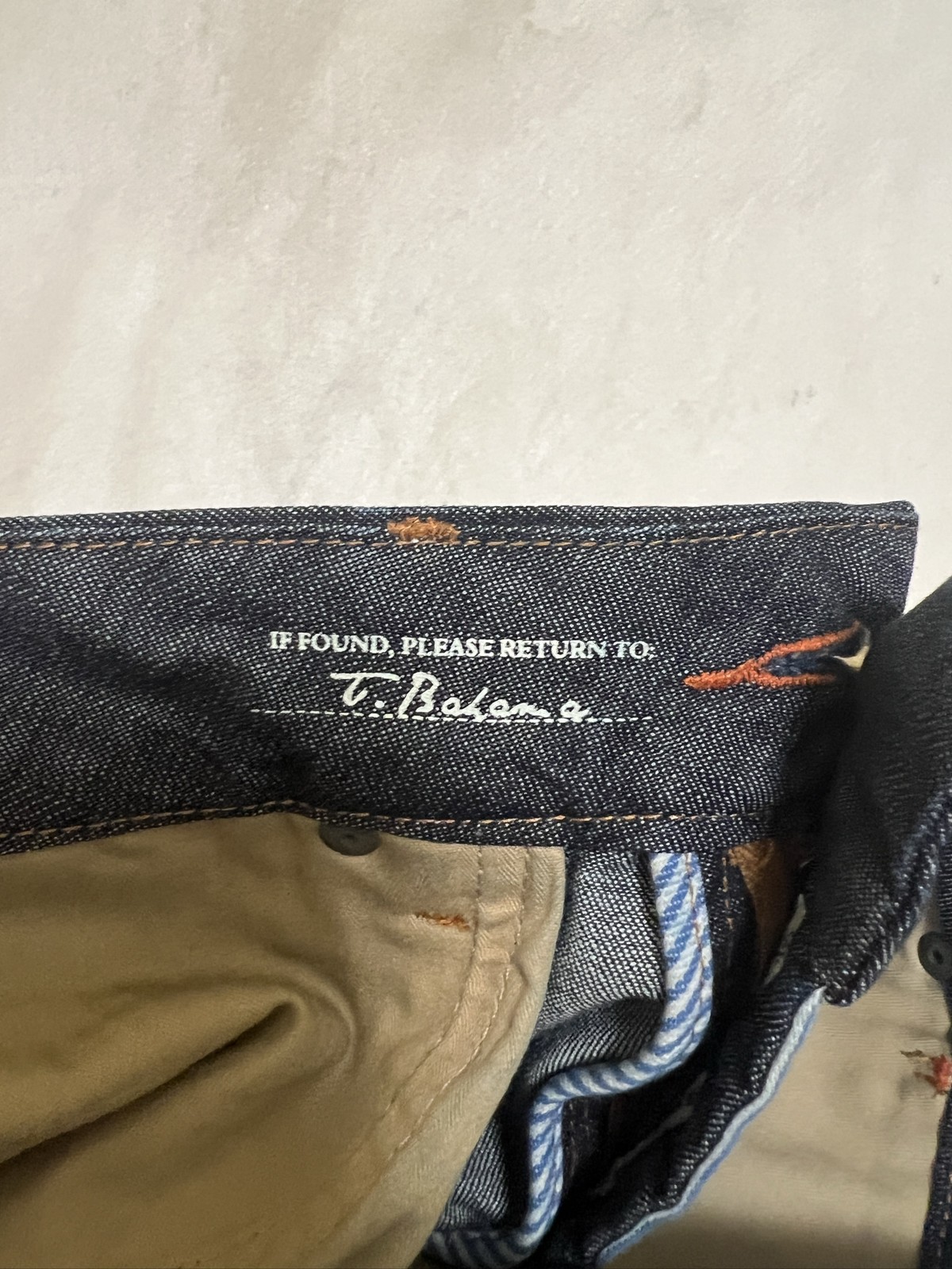 Tommy Bahama Men&rsquo;s Blue Denim Straight Jeans 36X33