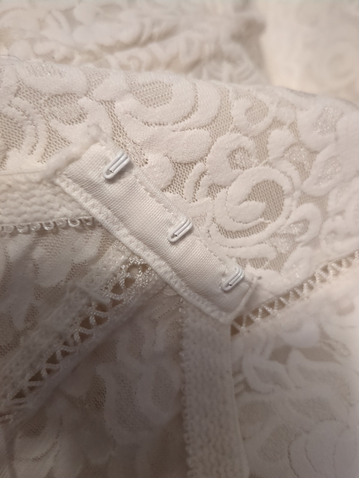VTG Lace BODYCON BODYSUIT Nylon STRETCH SHAPER Lingerie Convertible 36-38 DDD