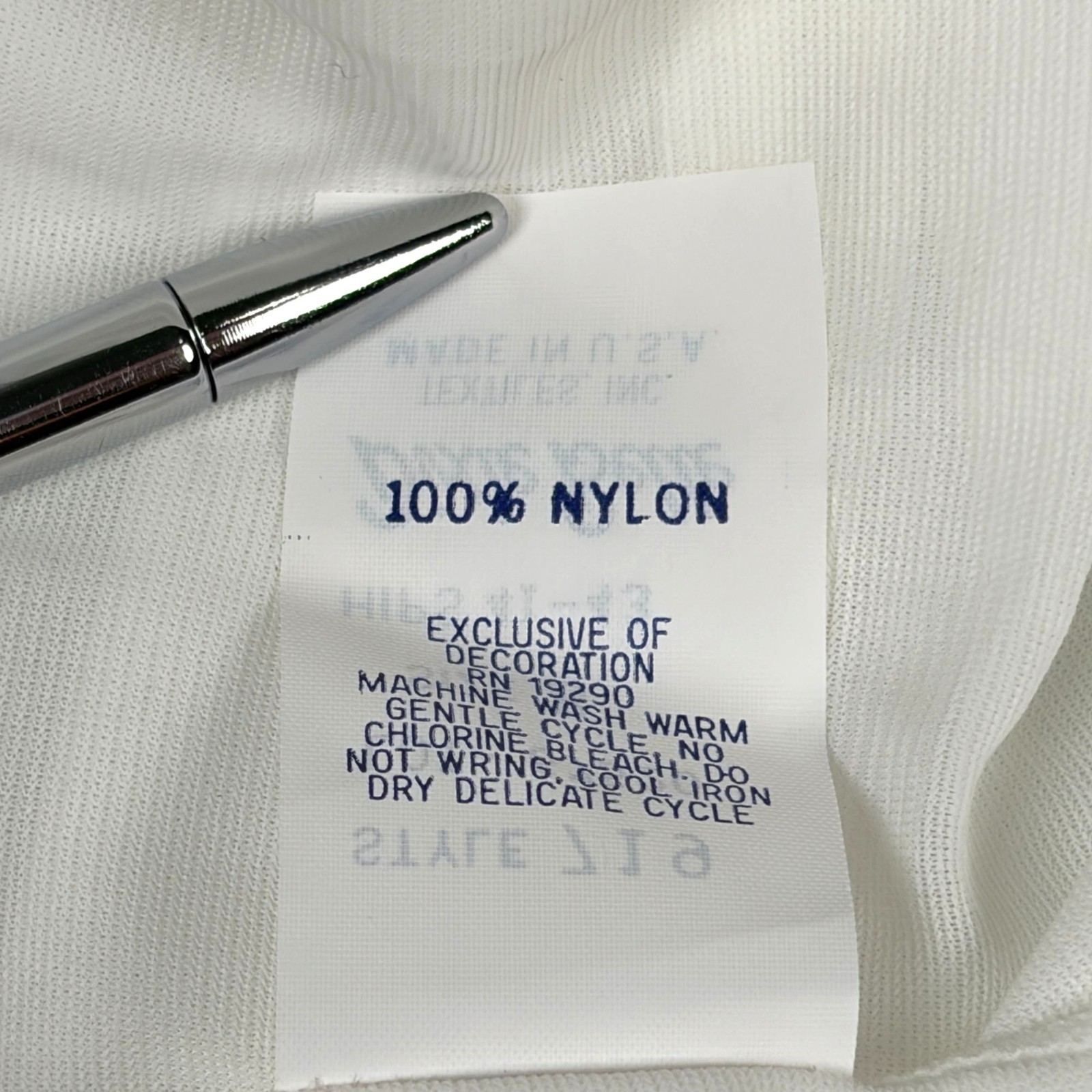 Vintage Dixie Belle White Nylon Granny Panties Size 8 Style 719 Pillow Tab