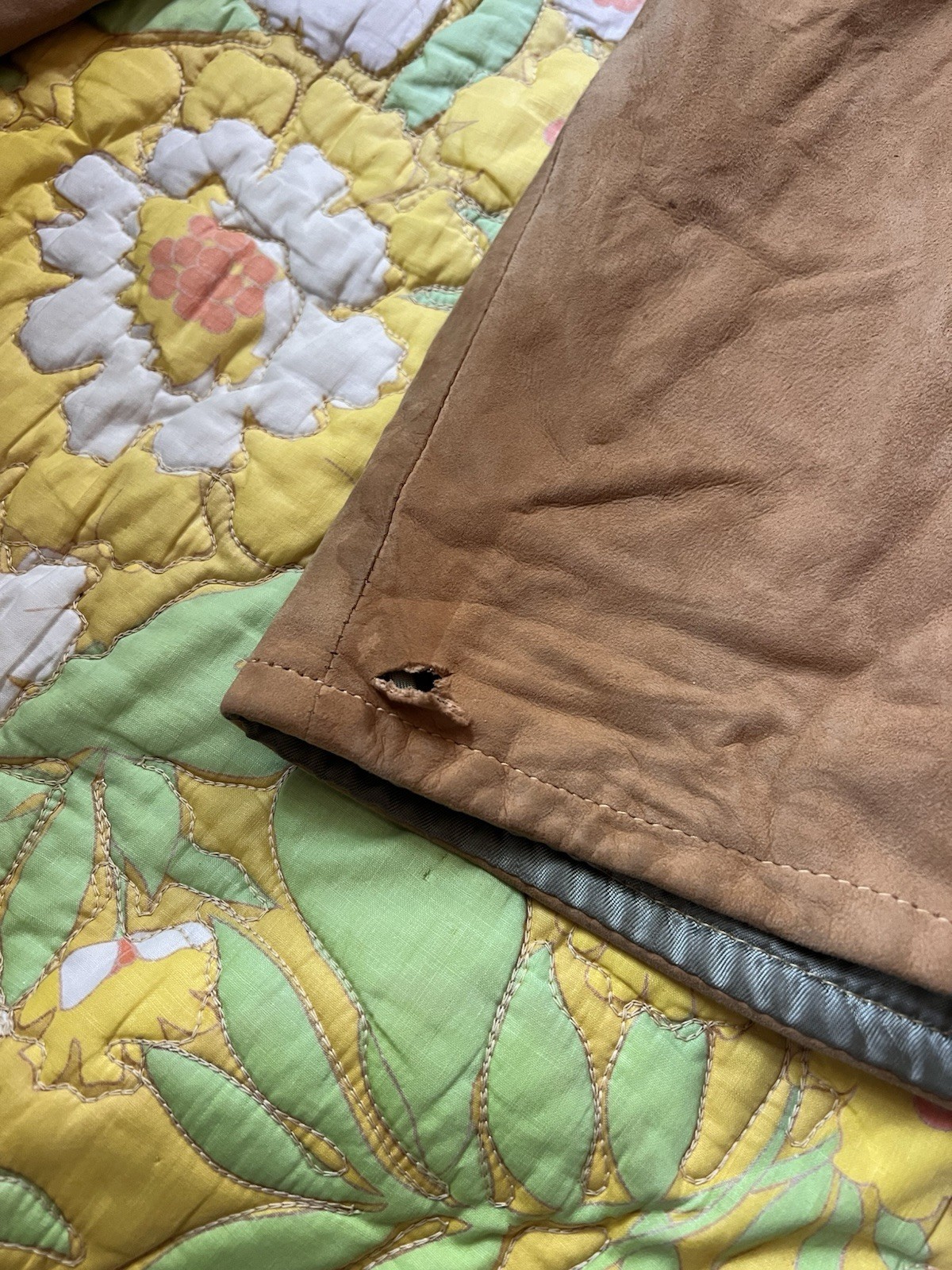 Vintage 60s Buckskin Suede Leather Jacket
