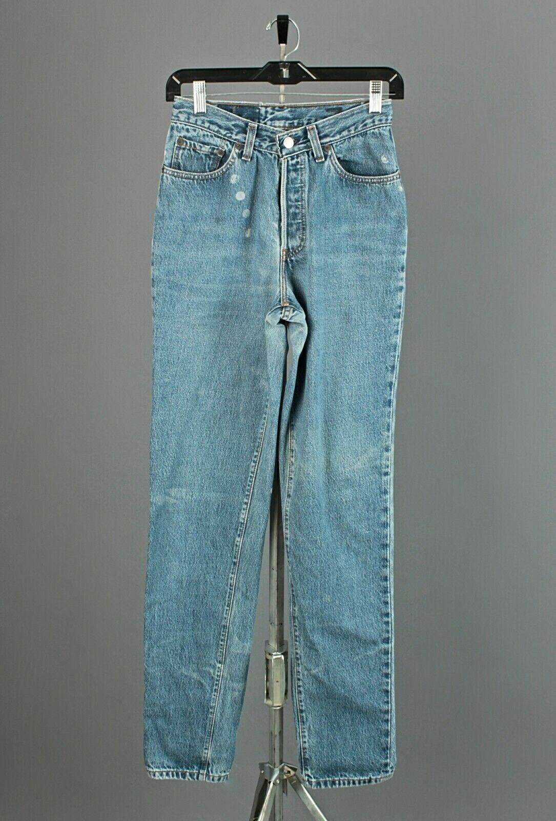 VTG Women&rsquo;s 80s 90s Button Fly Levi&rsquo;s 501 Jeans Sz 26.5&Prime; 1980s 1990s