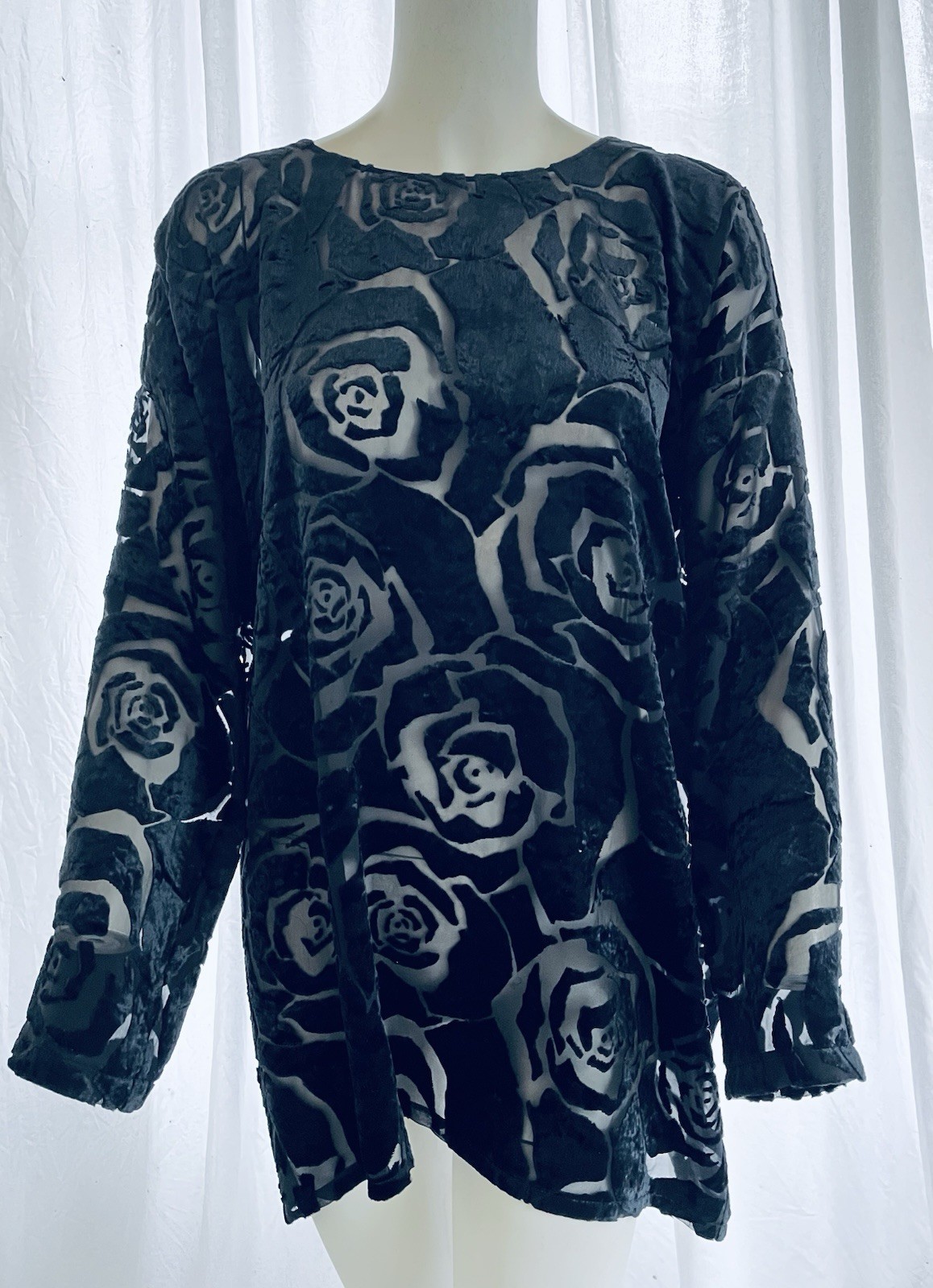 Comme Des Garçons 2012 Junya Watanabe Devore Velvet Mini Dress