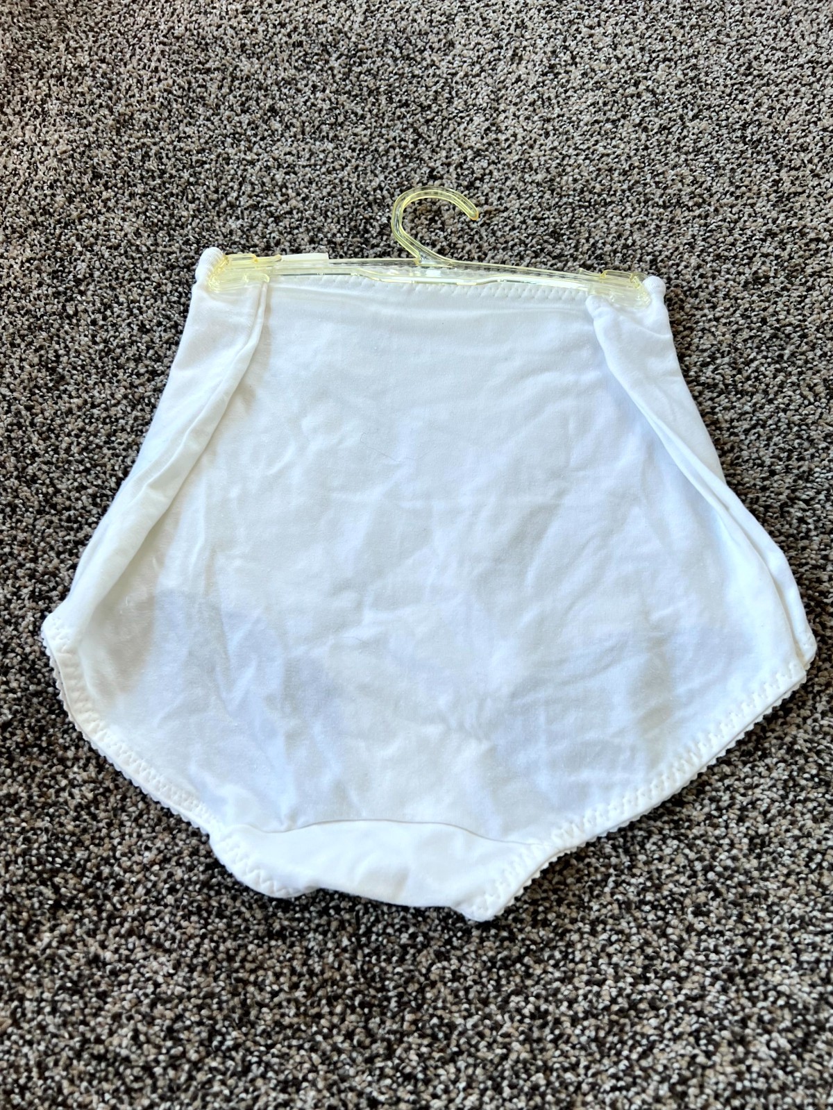 Vintage Bali white Light control stretch cotton brief XL * BNWT *