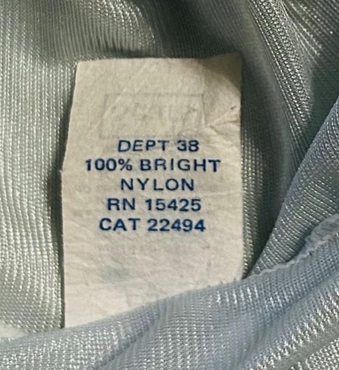 Vintage Sears Light Mint Green Lace Trim Nightgown 100% Bright Nylon Size 12-14