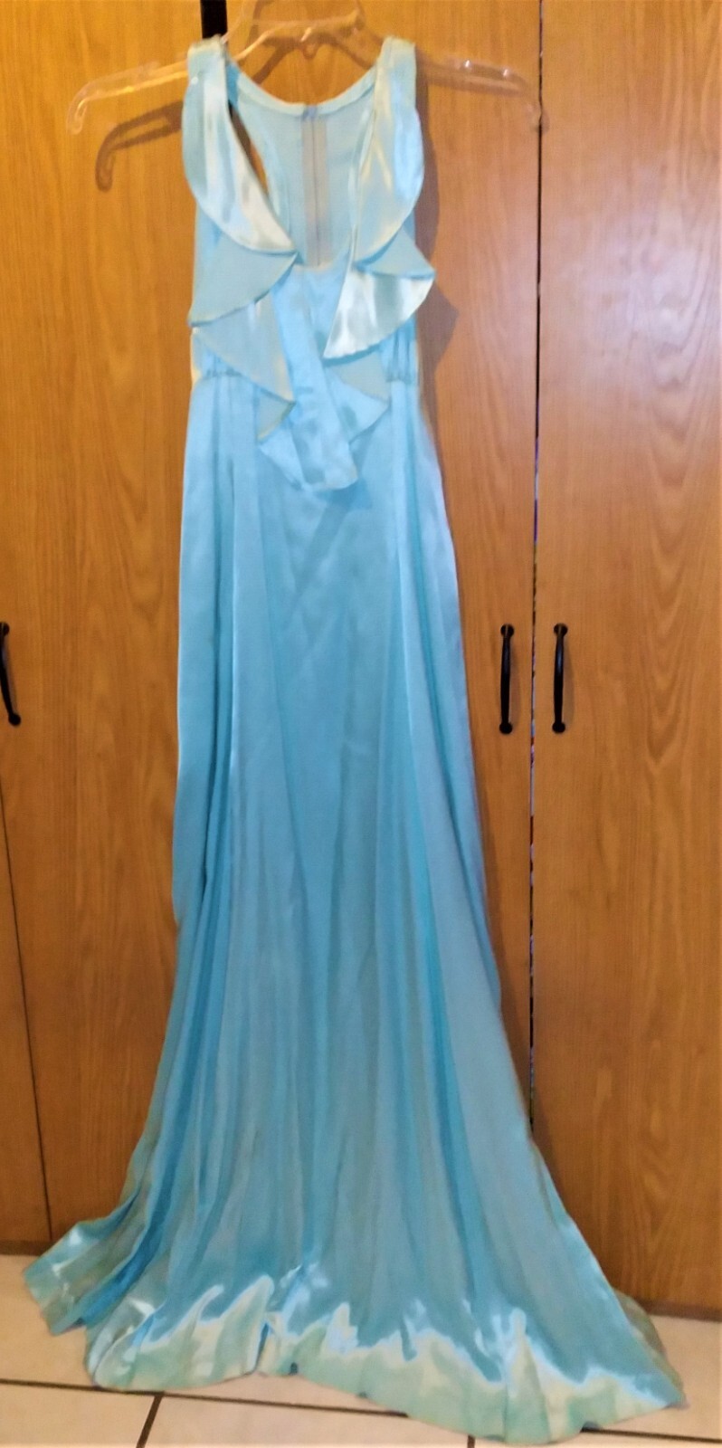 Vintage Climax Light Blue Prom/Formal/Maxi Dress – 1973