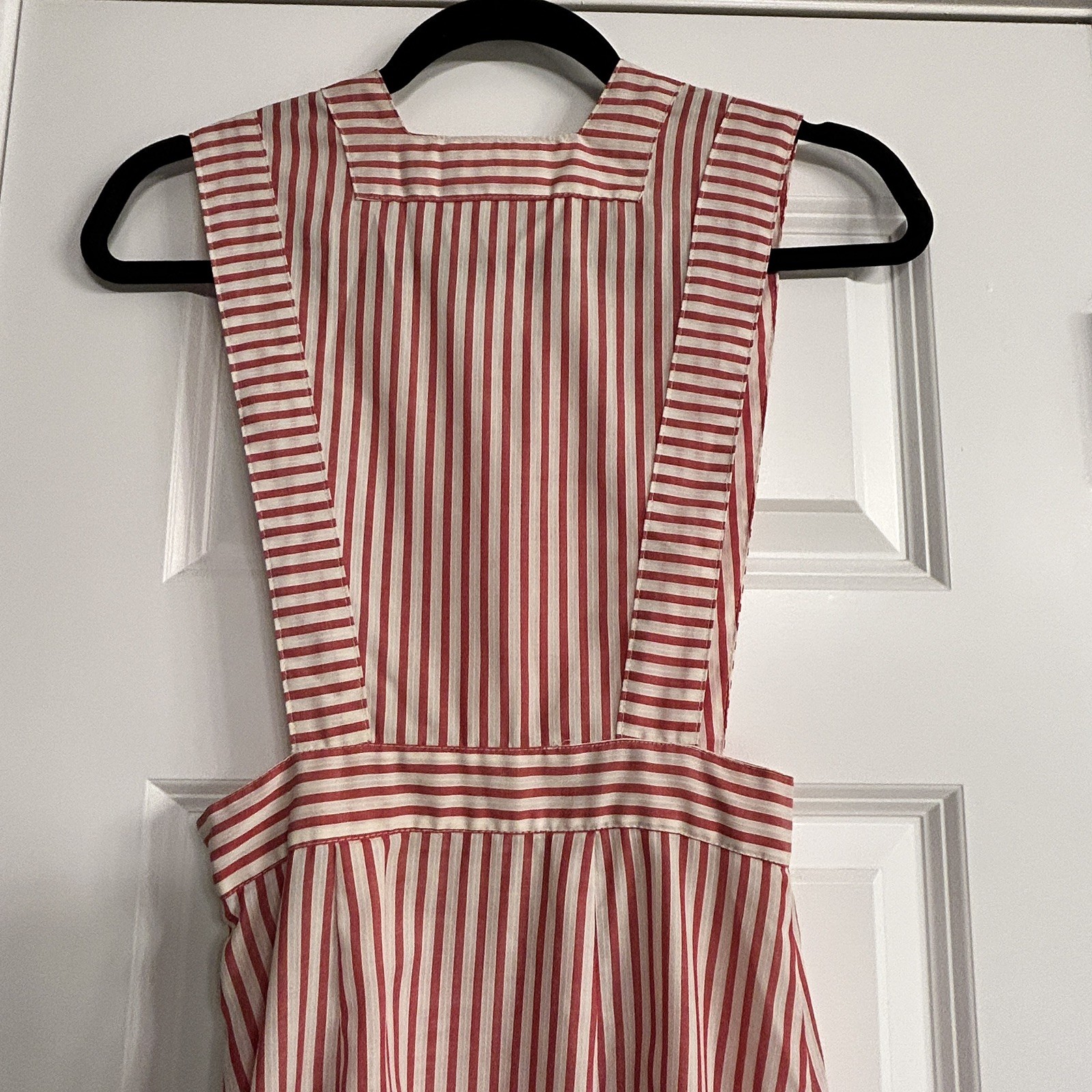 Vintage Candy Striper Uniform Apron Dress Size 6 X-Small Nurse USA FREE SHIPPING