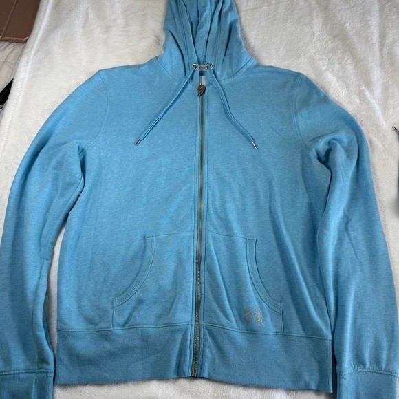 Victoria&rsquo;s Secret blue silver rhinestone graphic tracksuit set y2k vintage