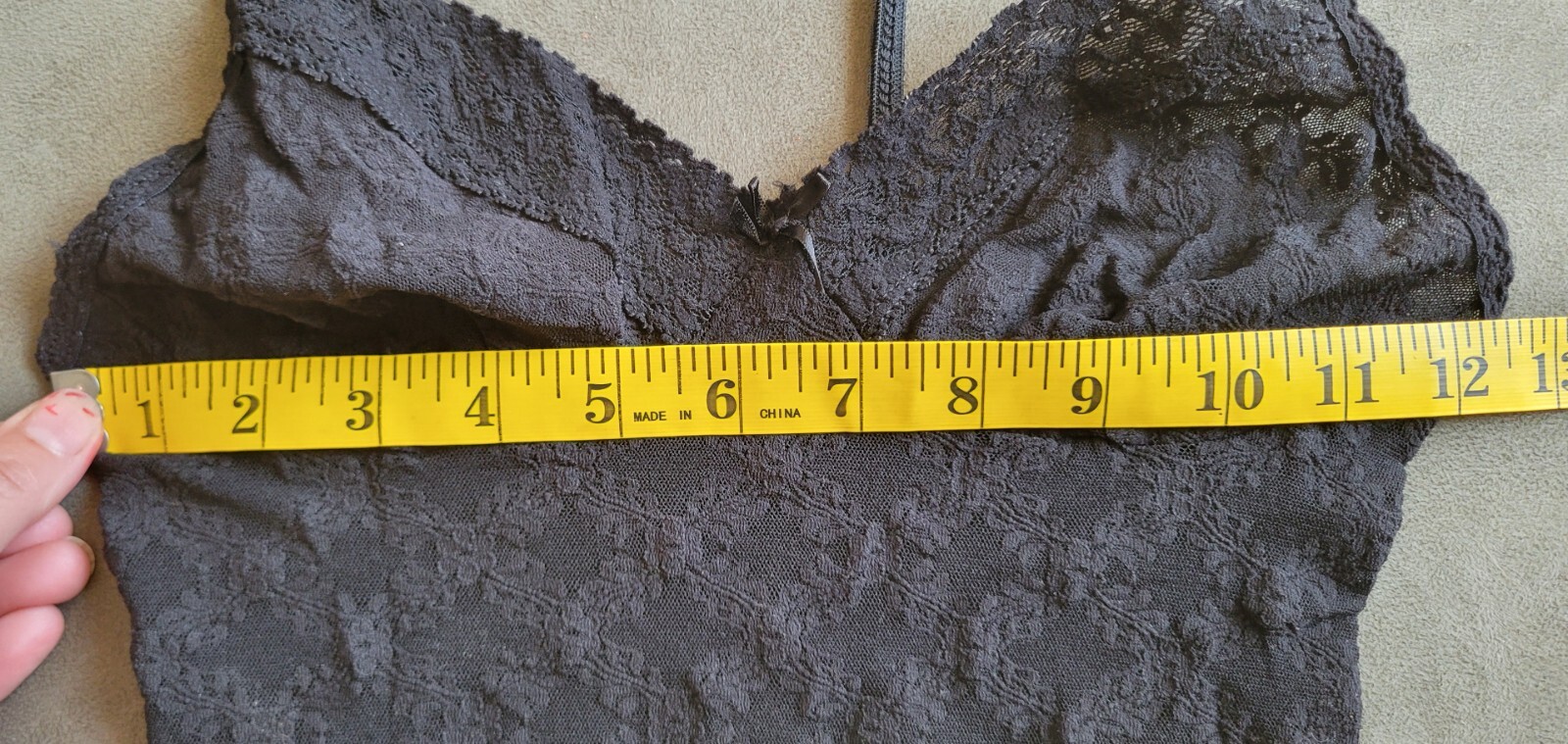 Vintage Black Lacy Teddy – Size Small