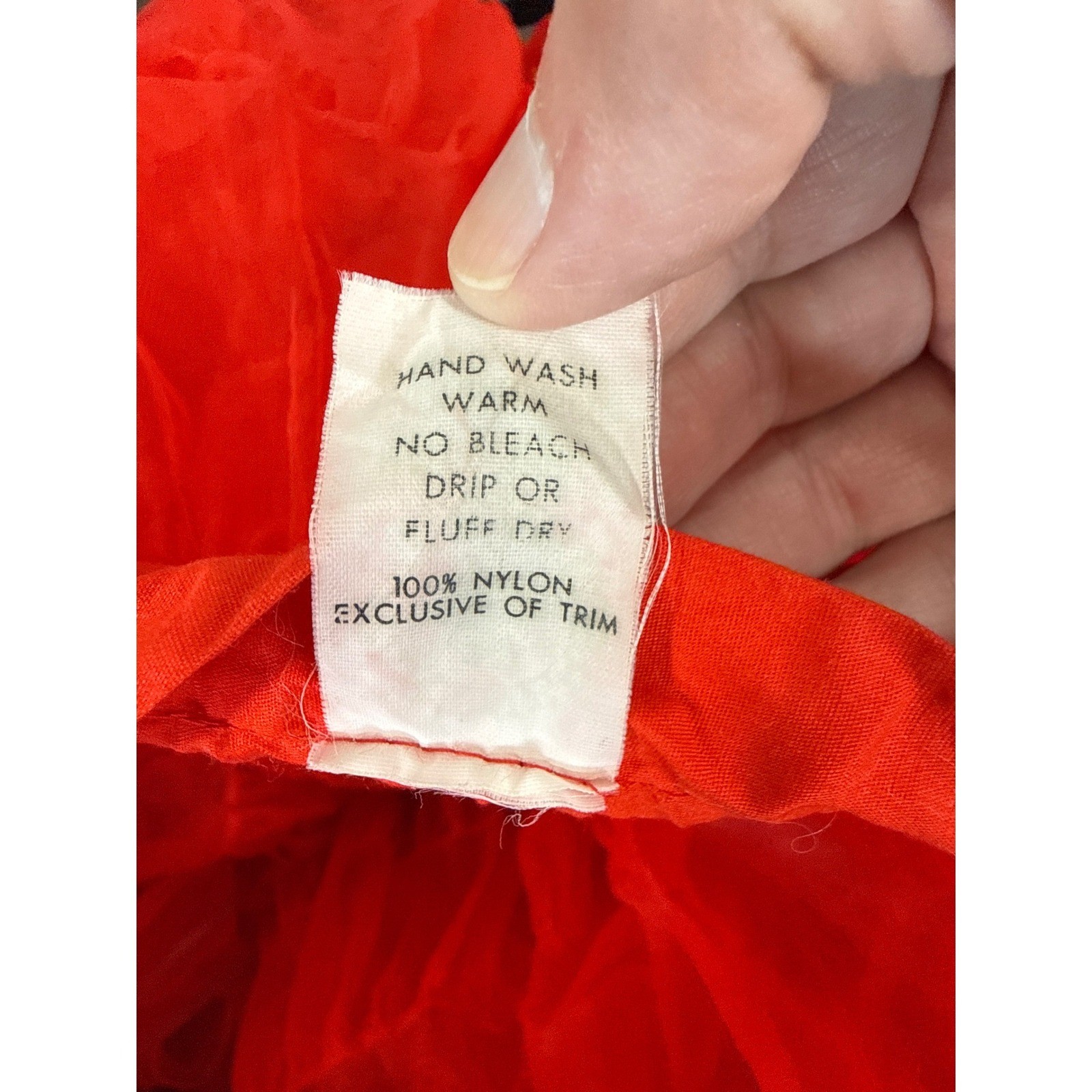 Vintage Malco Modes Red Square Dance Petticoat Crinoline 575 Partners Please S