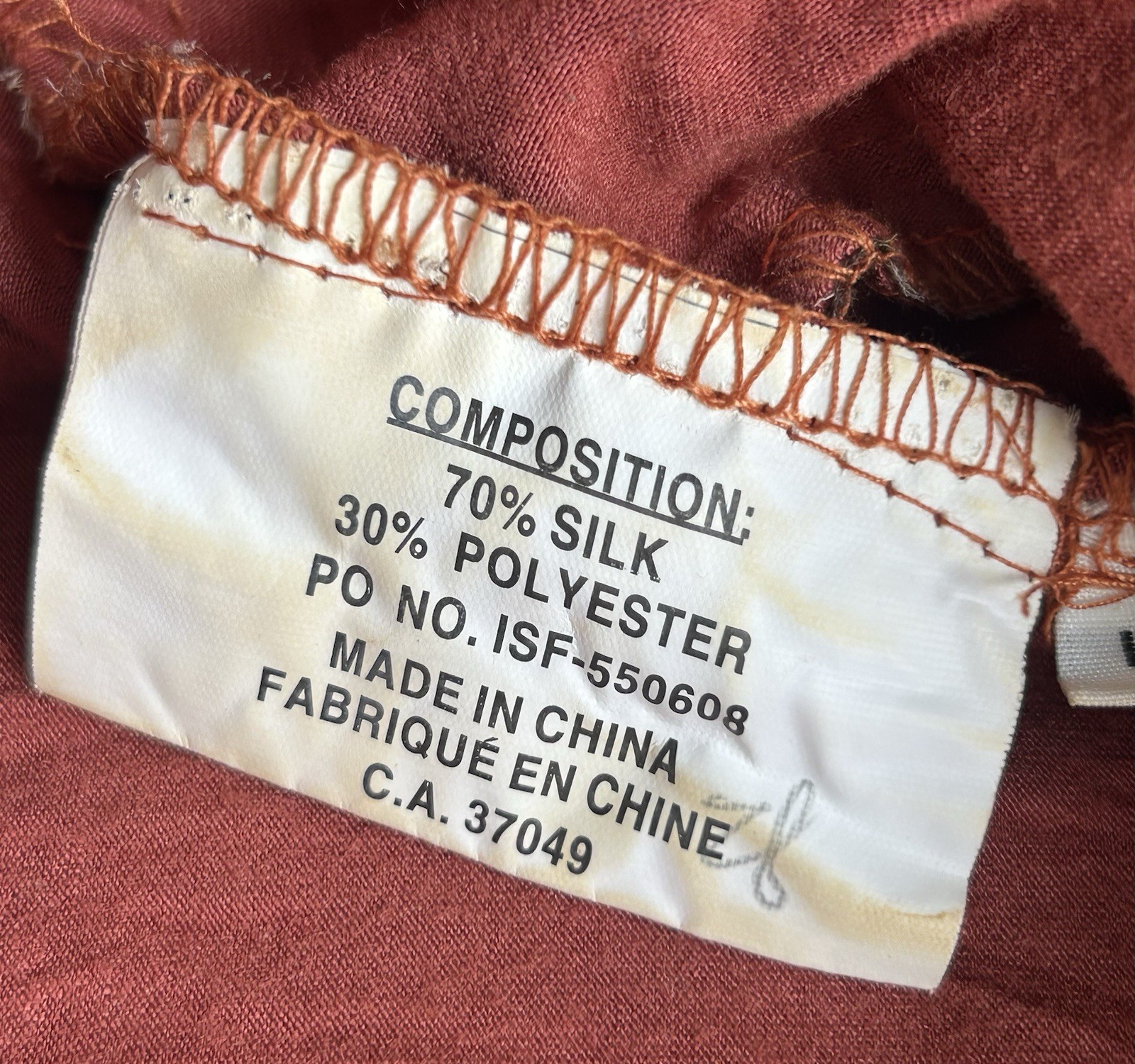 VTG Y2K Tiered Layer Floral Sequin Cami Tank Silk Blend Fairy Goblin Whimsy LARG