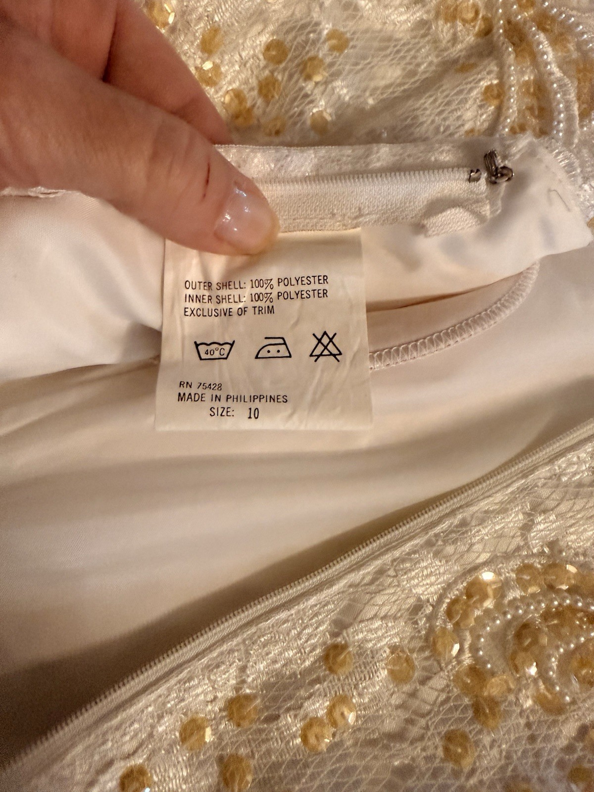 1980s wedding dress vintage See Description For Measurements