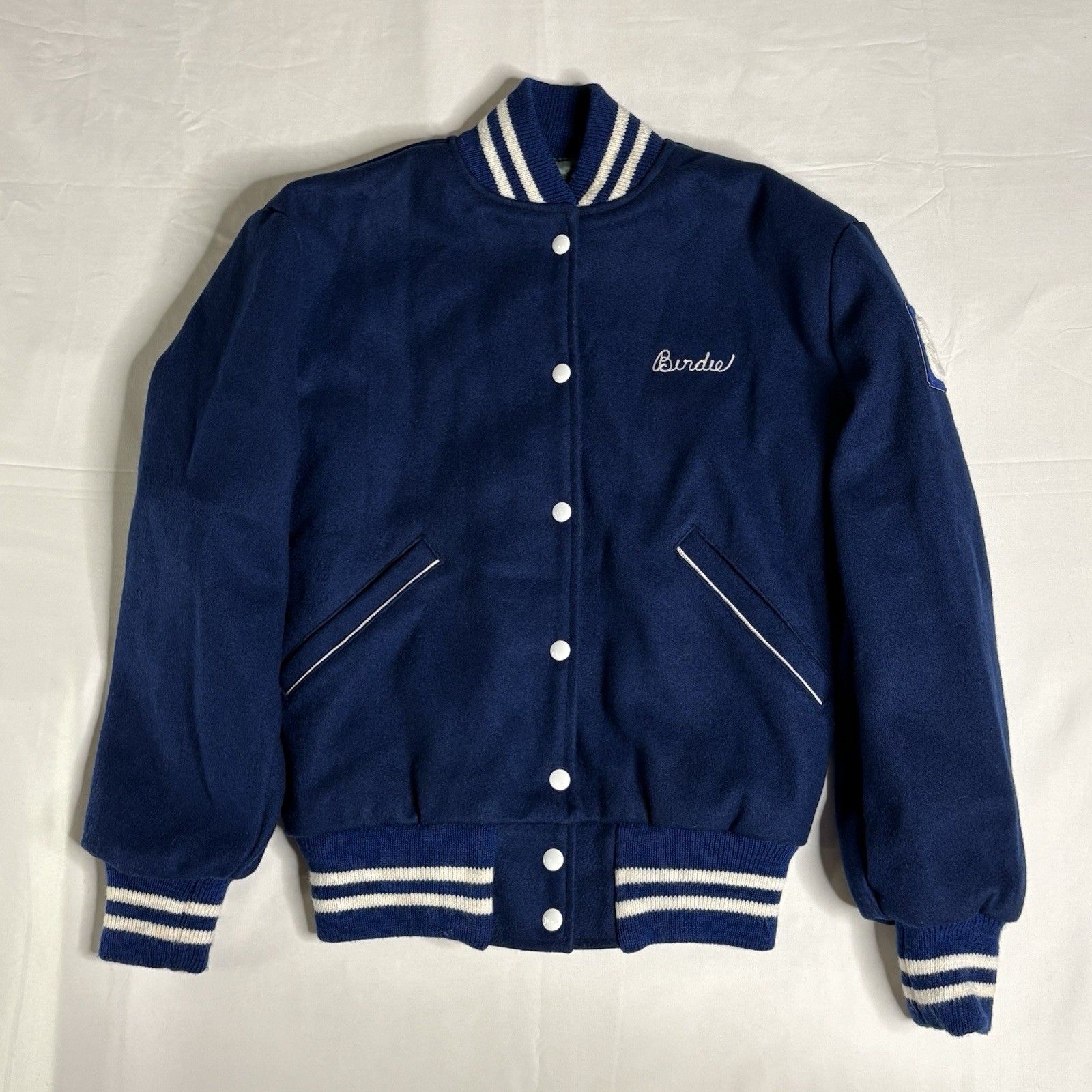 Vtg 82’ Standard Pennant Co Penns Manor High School FHA Varsity Jacket Birdie 82