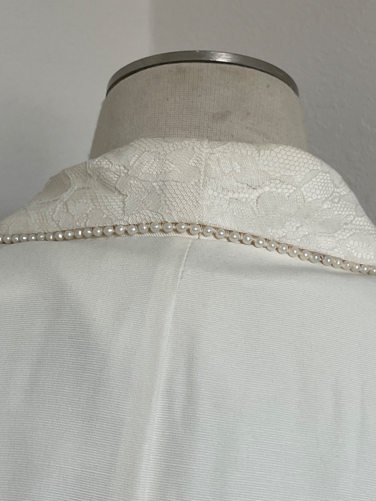 Vintage 1980s Jeffrey & Dara Structured Blazer Sequin, Pearl + Embroidered SZ 10