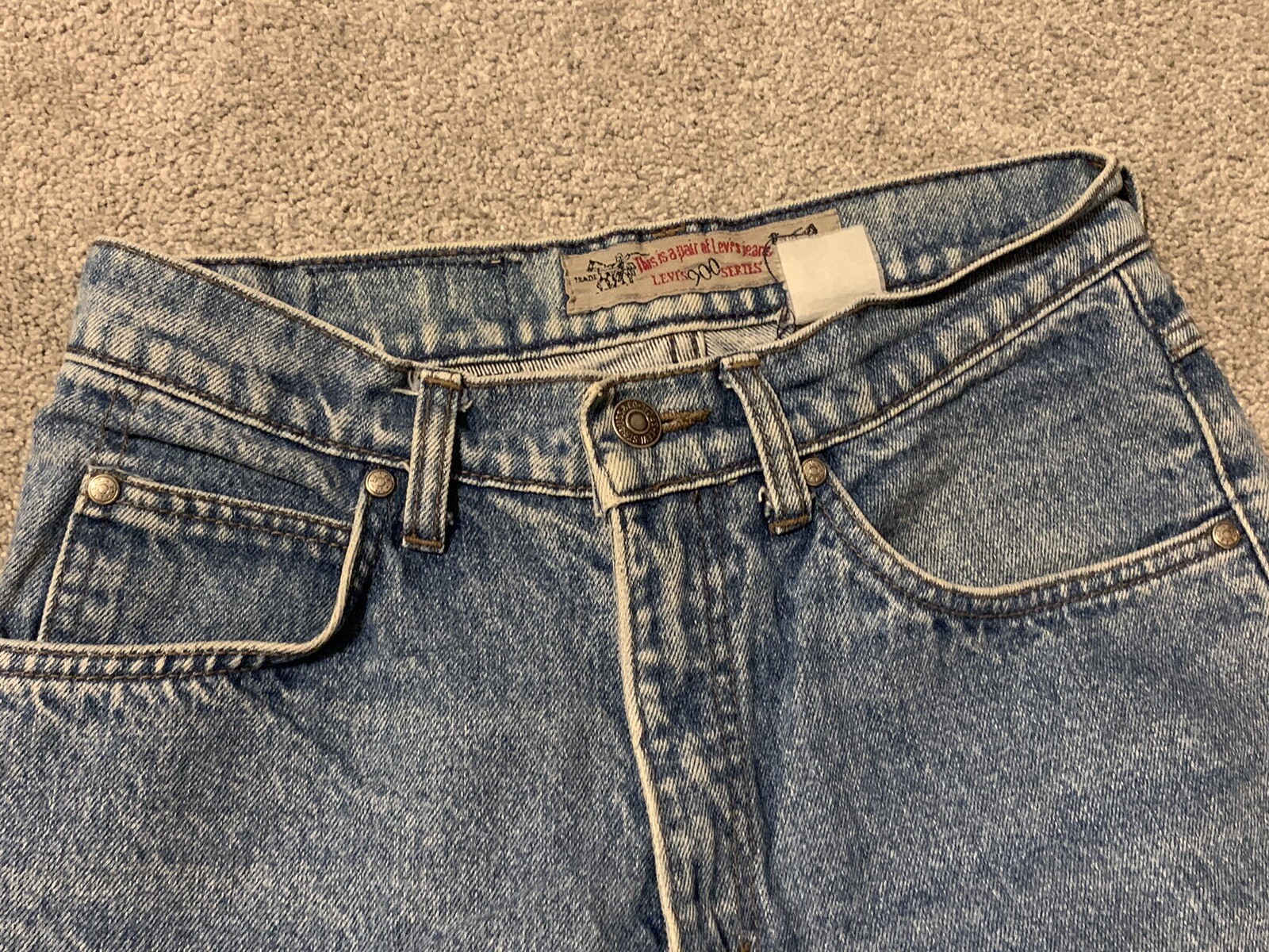 Vintage 80s Silver Tab 900 Series Levis Jeans Denim Size?? SEE PICS MEASUREMENTS