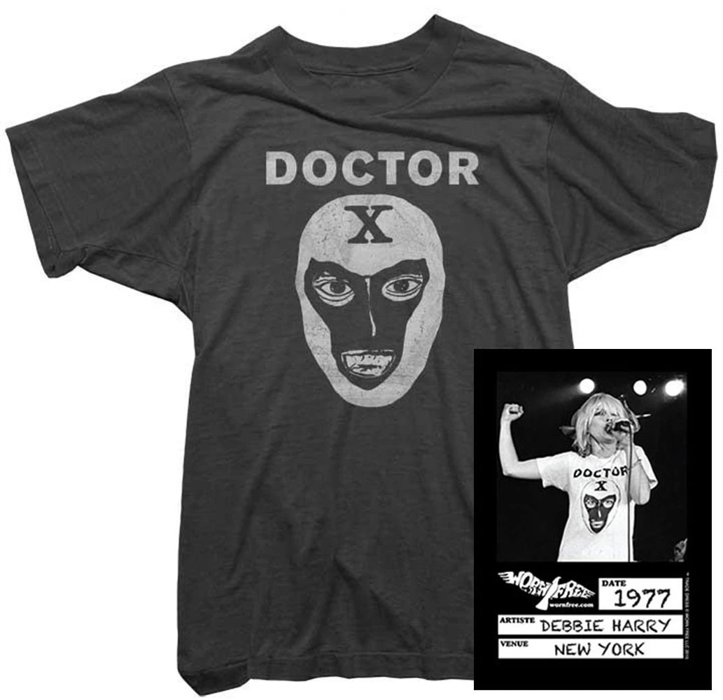 Blondie Womens Womens T-Shirt – Doctor X Tee worn by Debbie Harry – Officially L