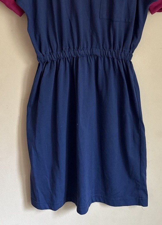 Dress Vintage T-Shirt Womens Size Medium Knit 80s 90s Stretch Mockneck