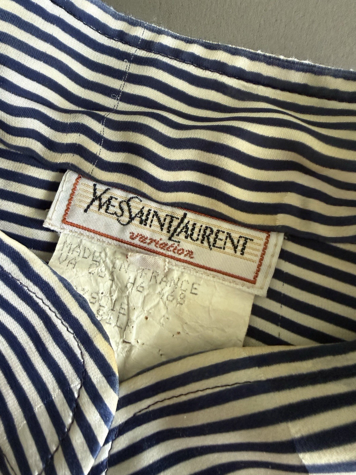 Vintage Yves Saint Laurent women’s 100% Silk Blouse