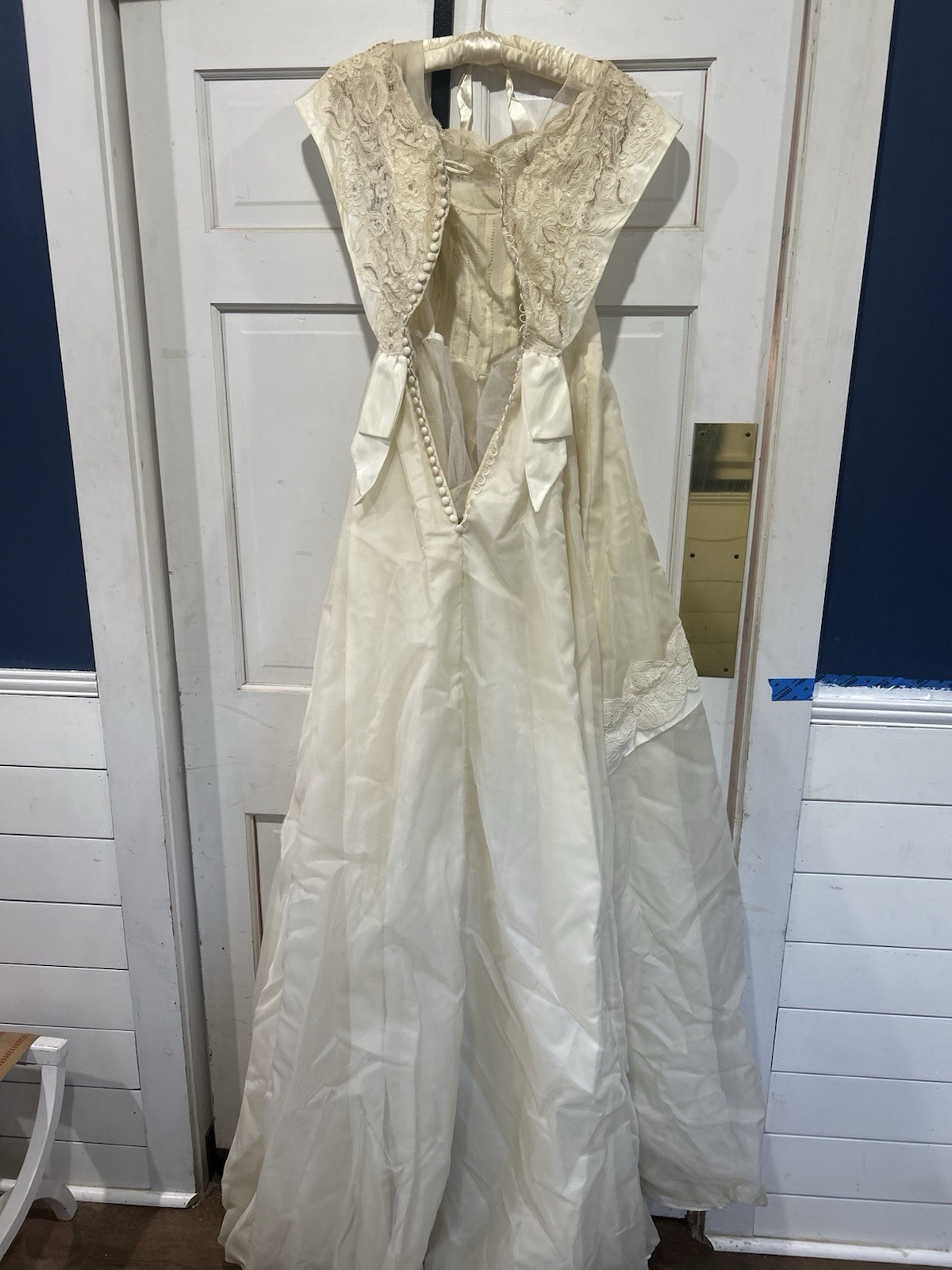 Vintage Wedding Dress Elegantly Crafted In Portland Maine