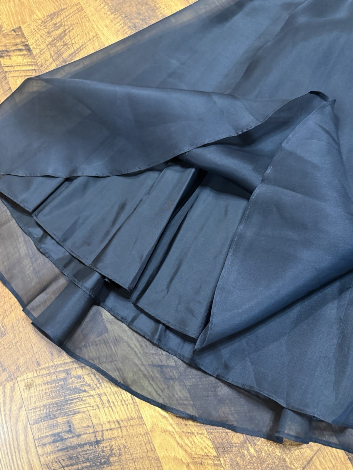 VTG 90s Does 40s 50s The J. Peterman Co 100% Silk Chiffon Midi Dress 10 Pin Up