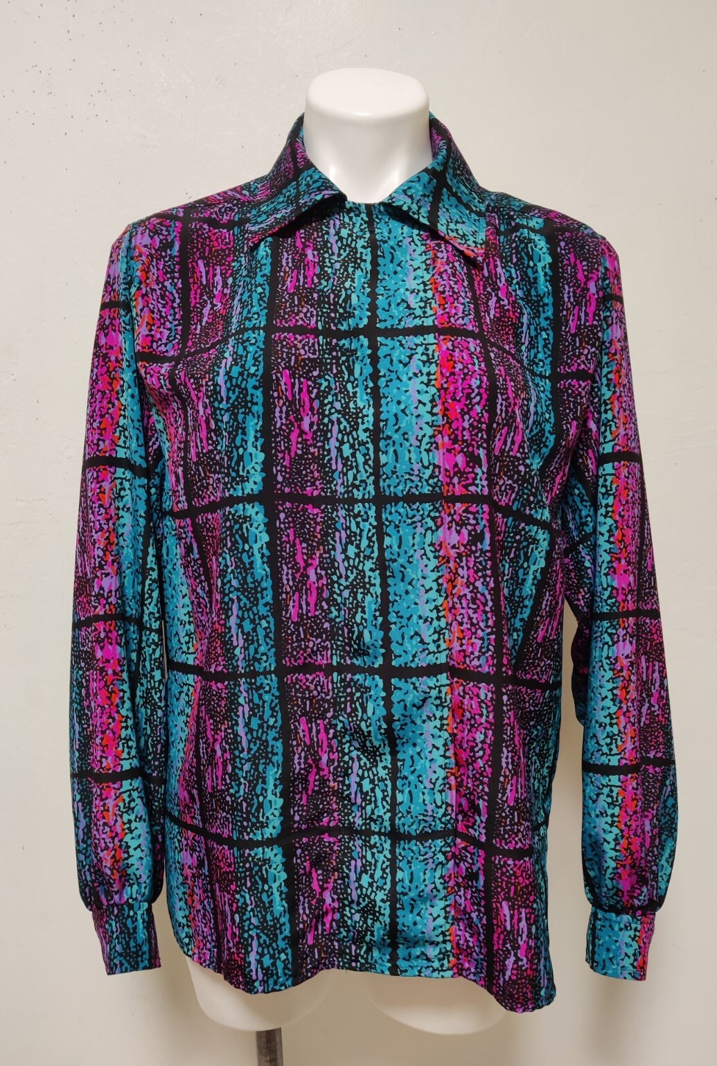 Vintage Designer Givenchy Style Paris New York Ladie&rsquo;s Blouse Size 12 EVC