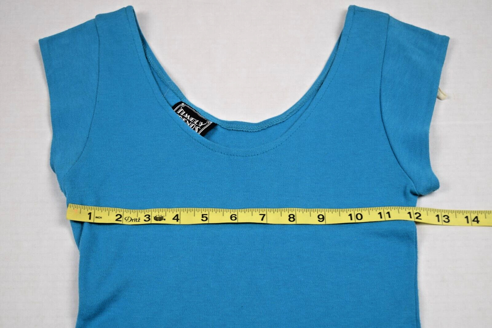 Vintage Dress Timely Trends Size 5/6 80s Blueberry Soft Stretchy Jersey Made USA
