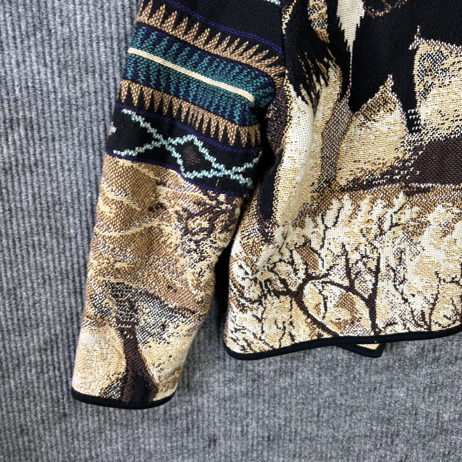Vintage Western Cardigan Women’s Medium Southwestern Kokopelli Sweater