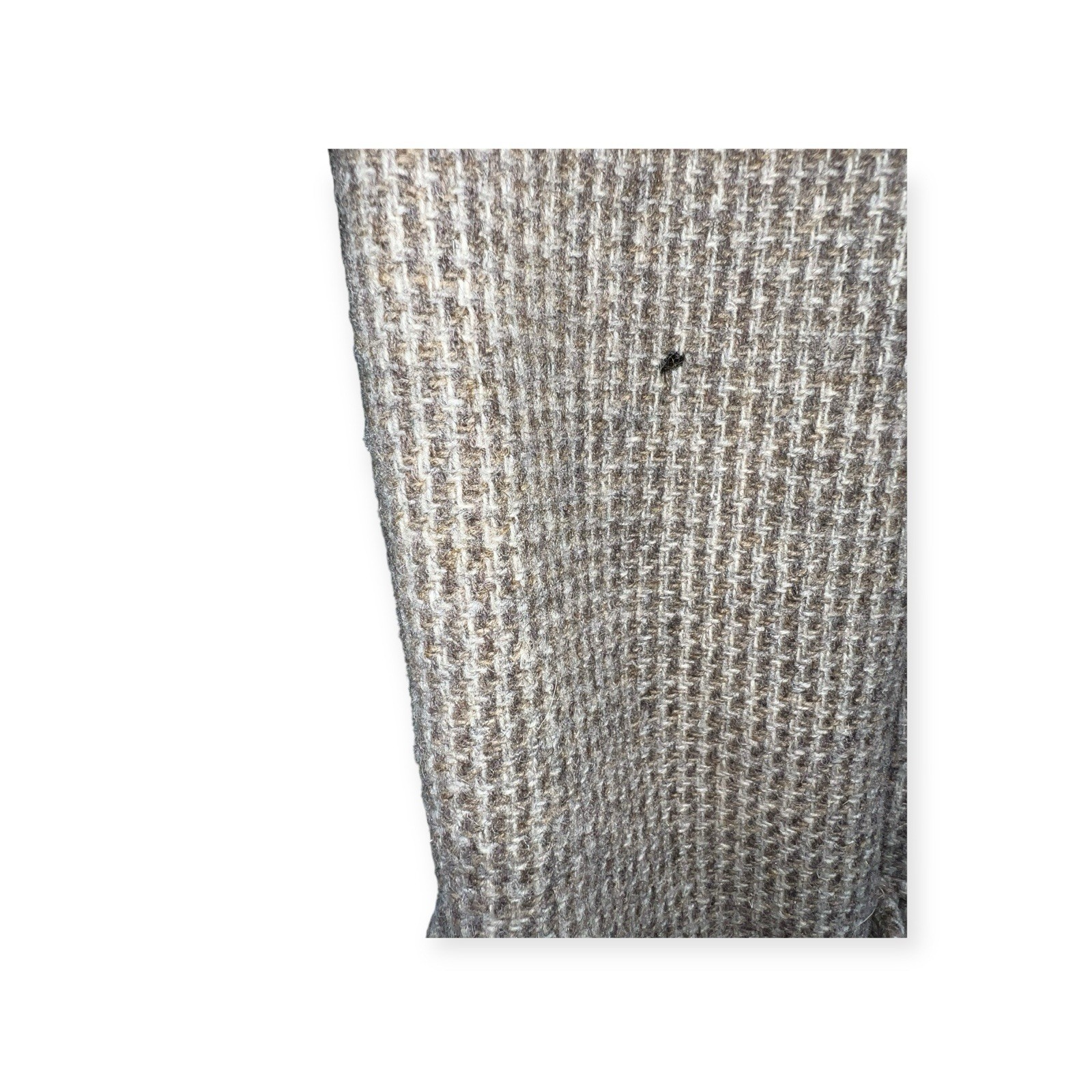 VTG PERRY ELLIS PORTFOLIO WOOL HOUNDSTOOTH SUIT JACKET BLAZER MOD GRUNGE PREPPY