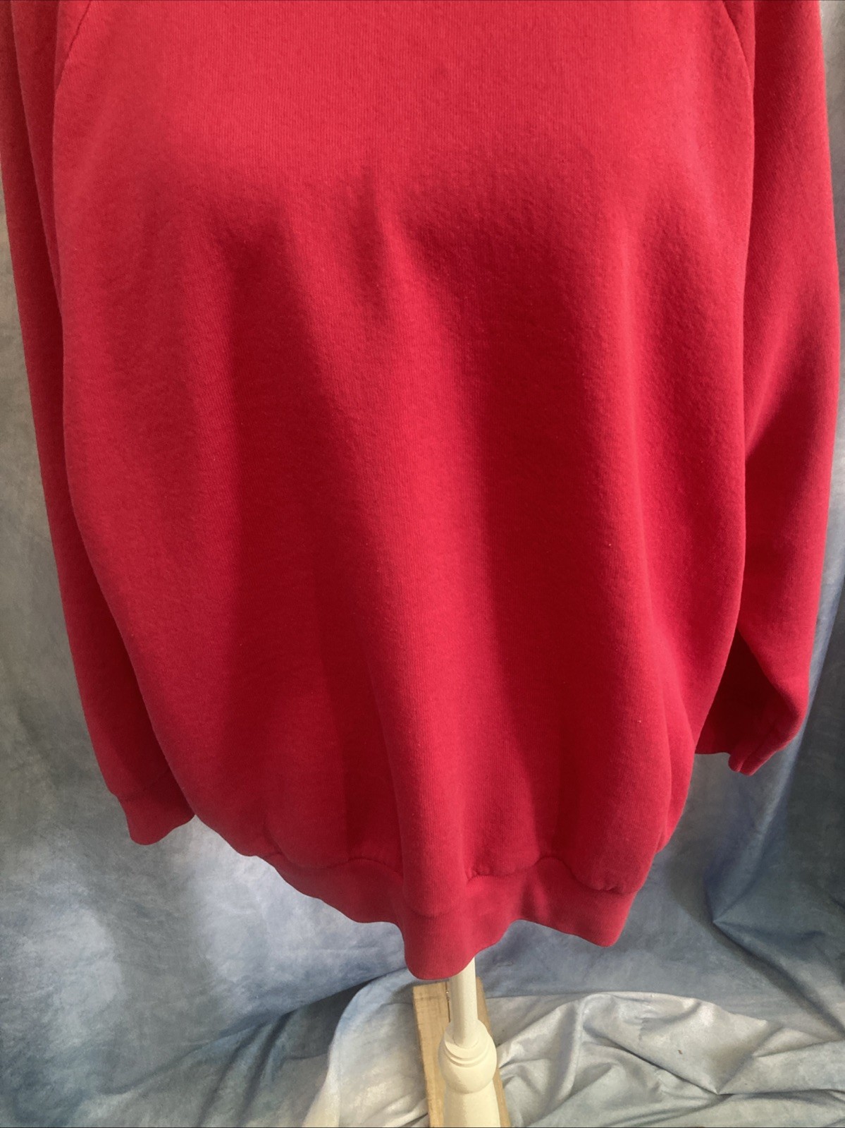 Vtg 80s 90s Fruit of the Loom Casualwear Sweatshirt Ladies XL Pink USA Raglan