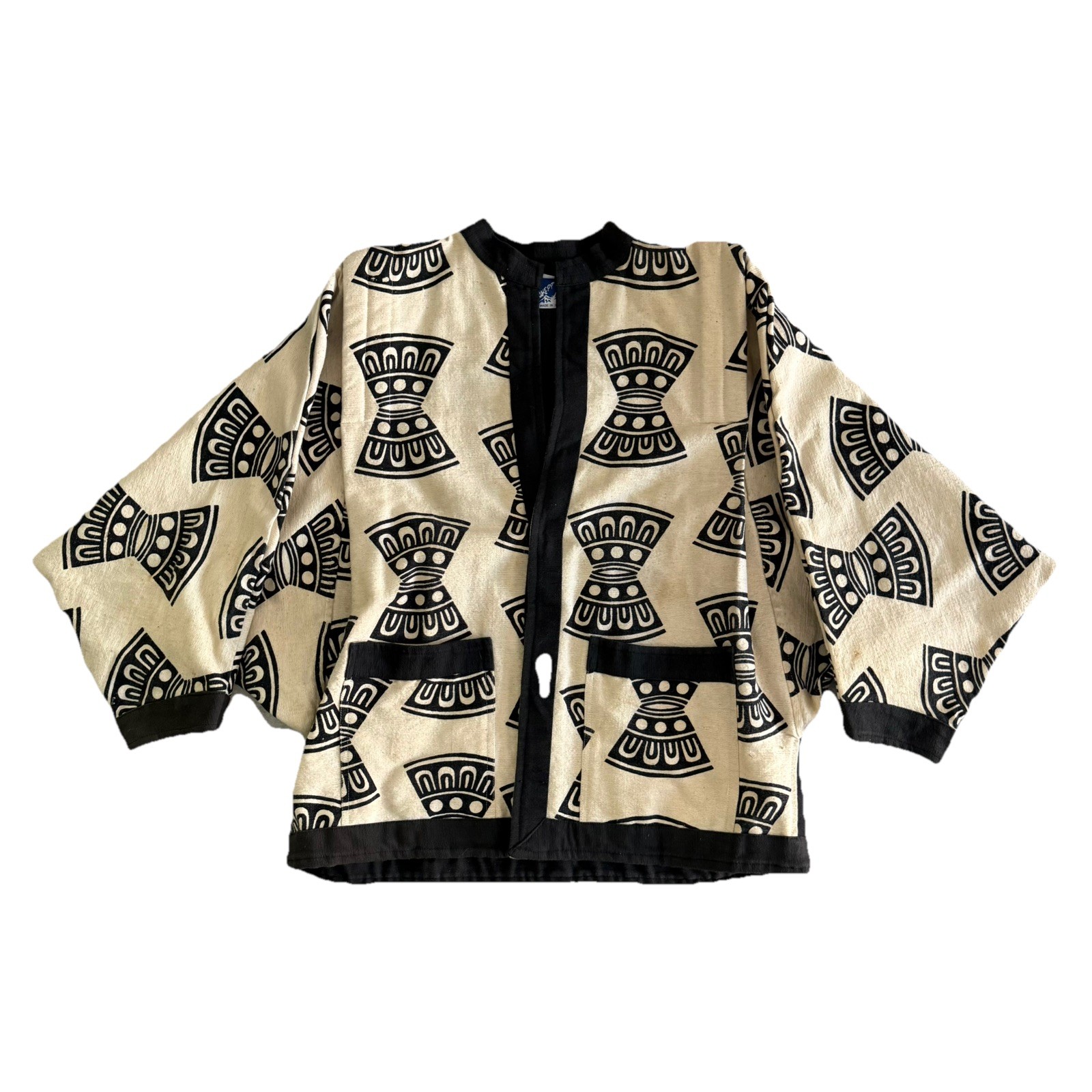 VTG Cheppu Coat Boho Nepal Artisan Jacket Kimono Style Cardigan 80’s -90’s