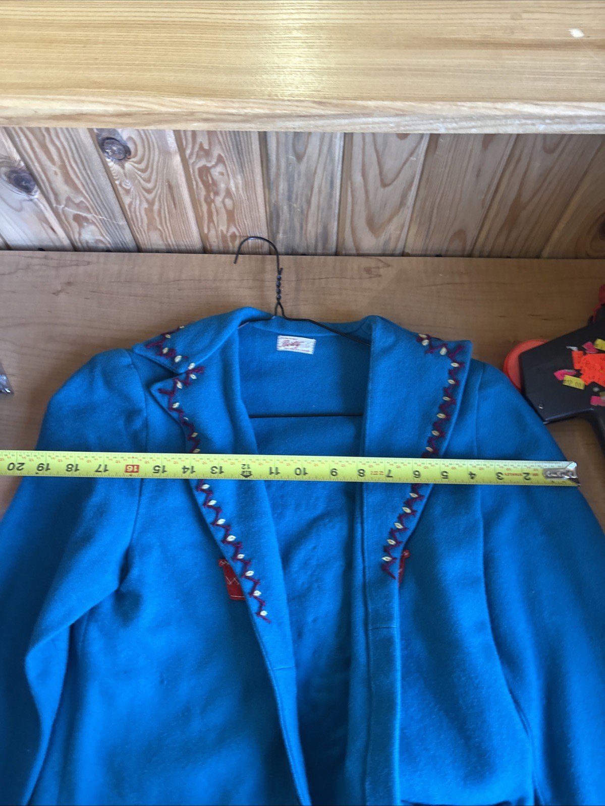 Vintage Berty 1940s-50s Embroidered Mexican Souvenir Jacket Beautiful Colors 12