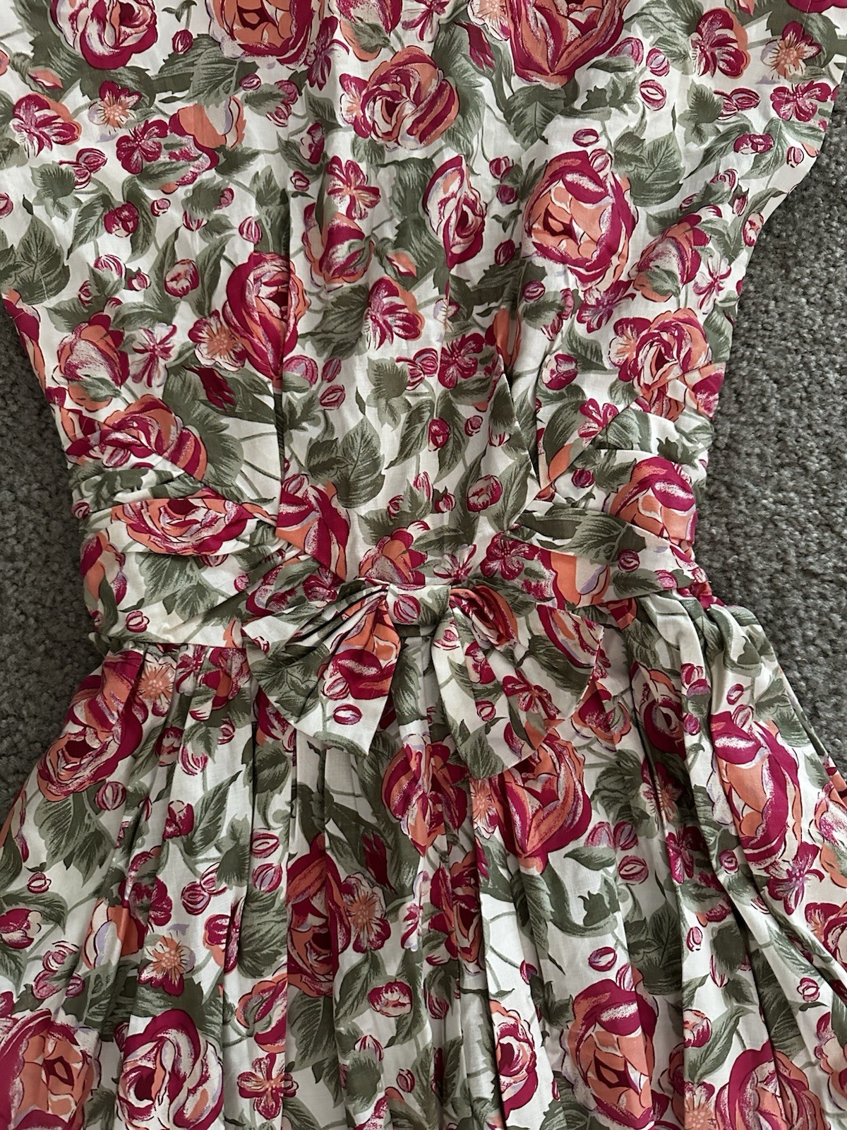 Vintage 1980s Joni Blair Floral Women’s Dress Size 9/M
