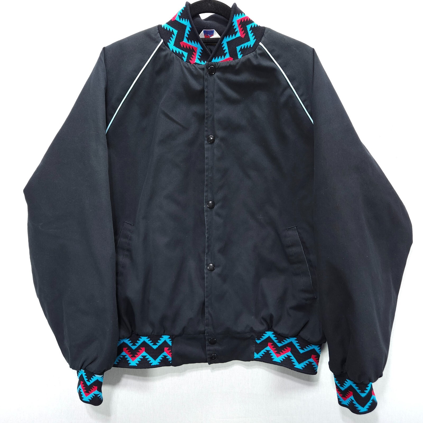 Vtg 90s Bomber Jacket Men&rsquo;s XL West Ark Southwestern Cowboy Coat 80s Trucker