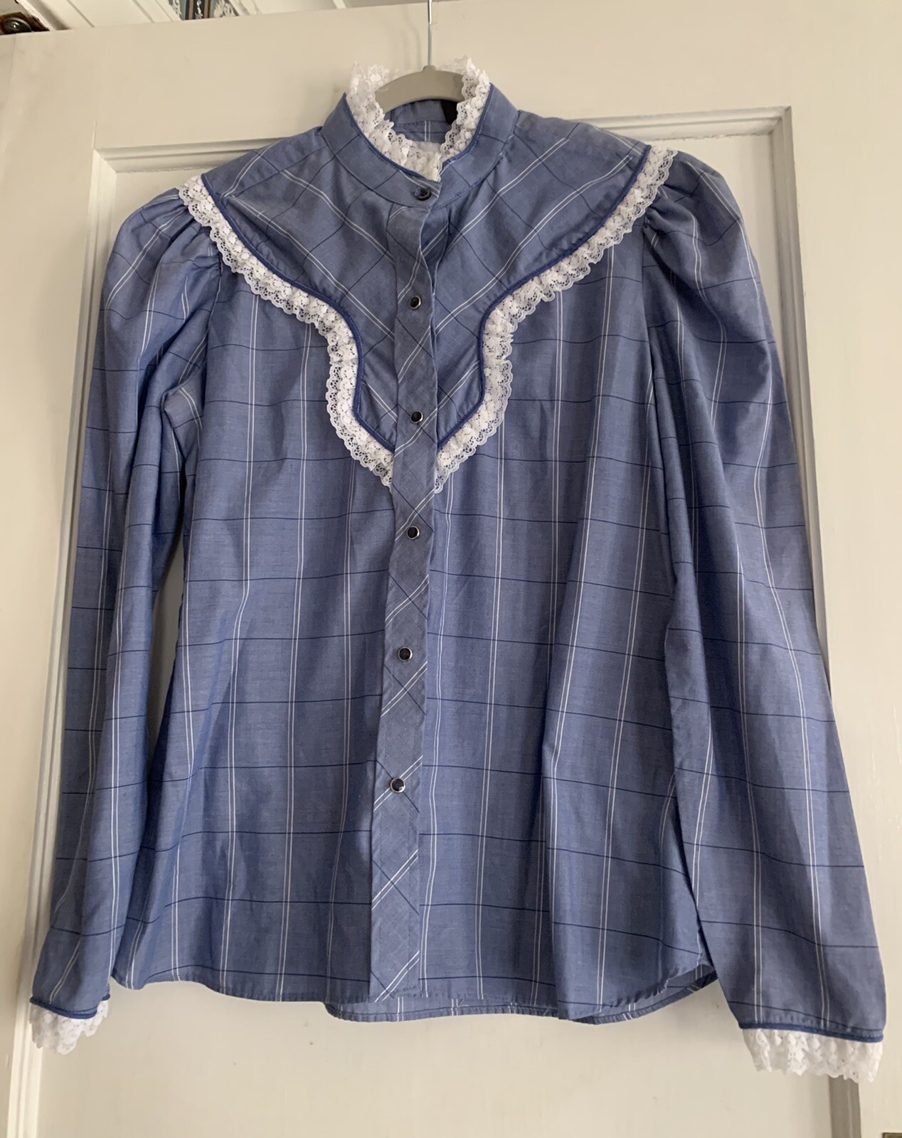 Vintage Kenny Rogers Western Collection Women’s Blouse 13/14 Pearl Snap