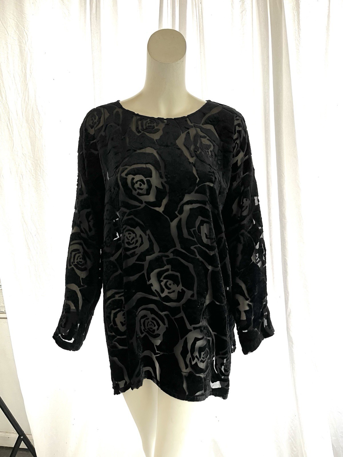 Comme Des Garçons 2012 Junya Watanabe Devore Velvet Mini Dress