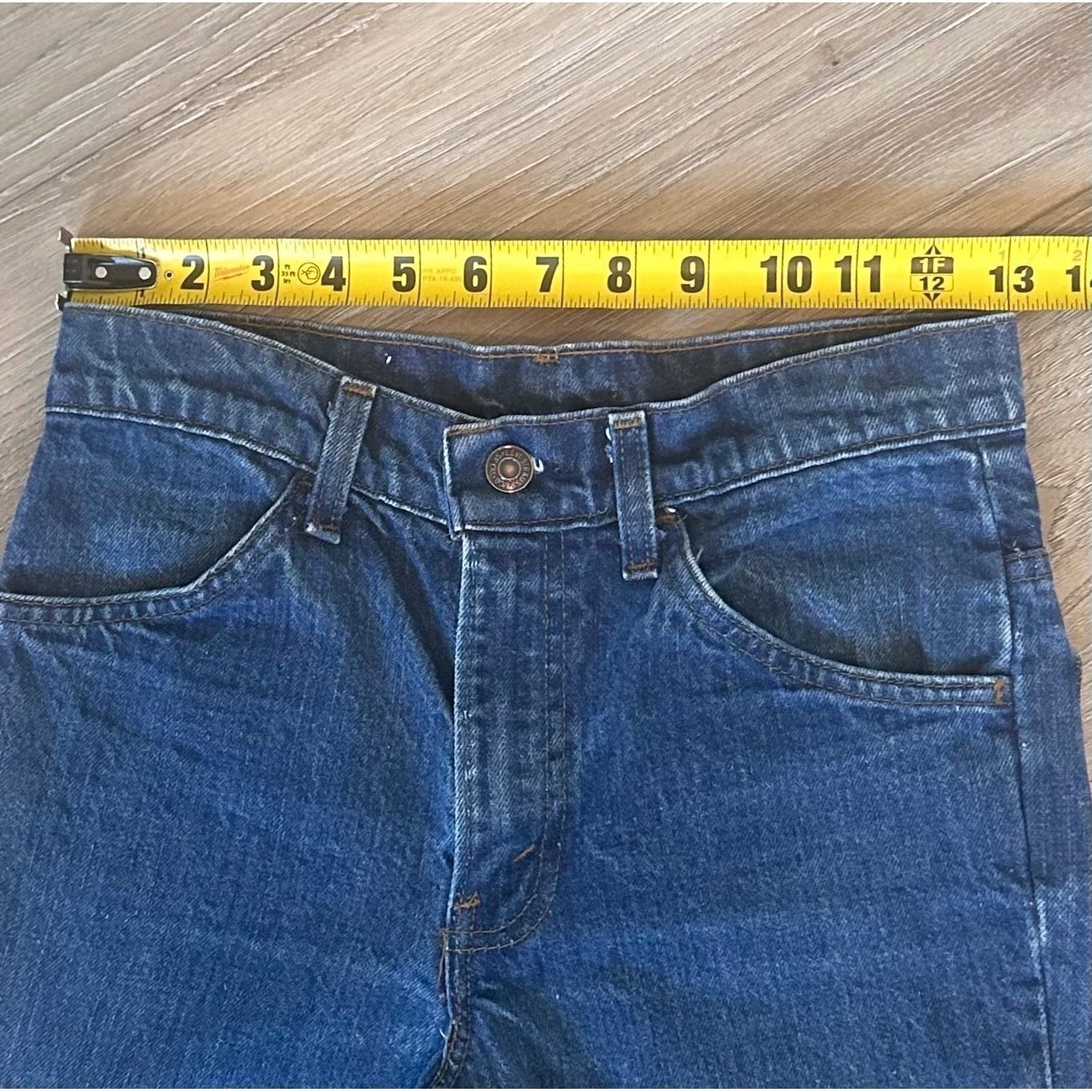 Vintage 684 Levi&rsquo;s Big Bell Bottom Jeans Orange Tab 1970&rsquo;s Size 28X33