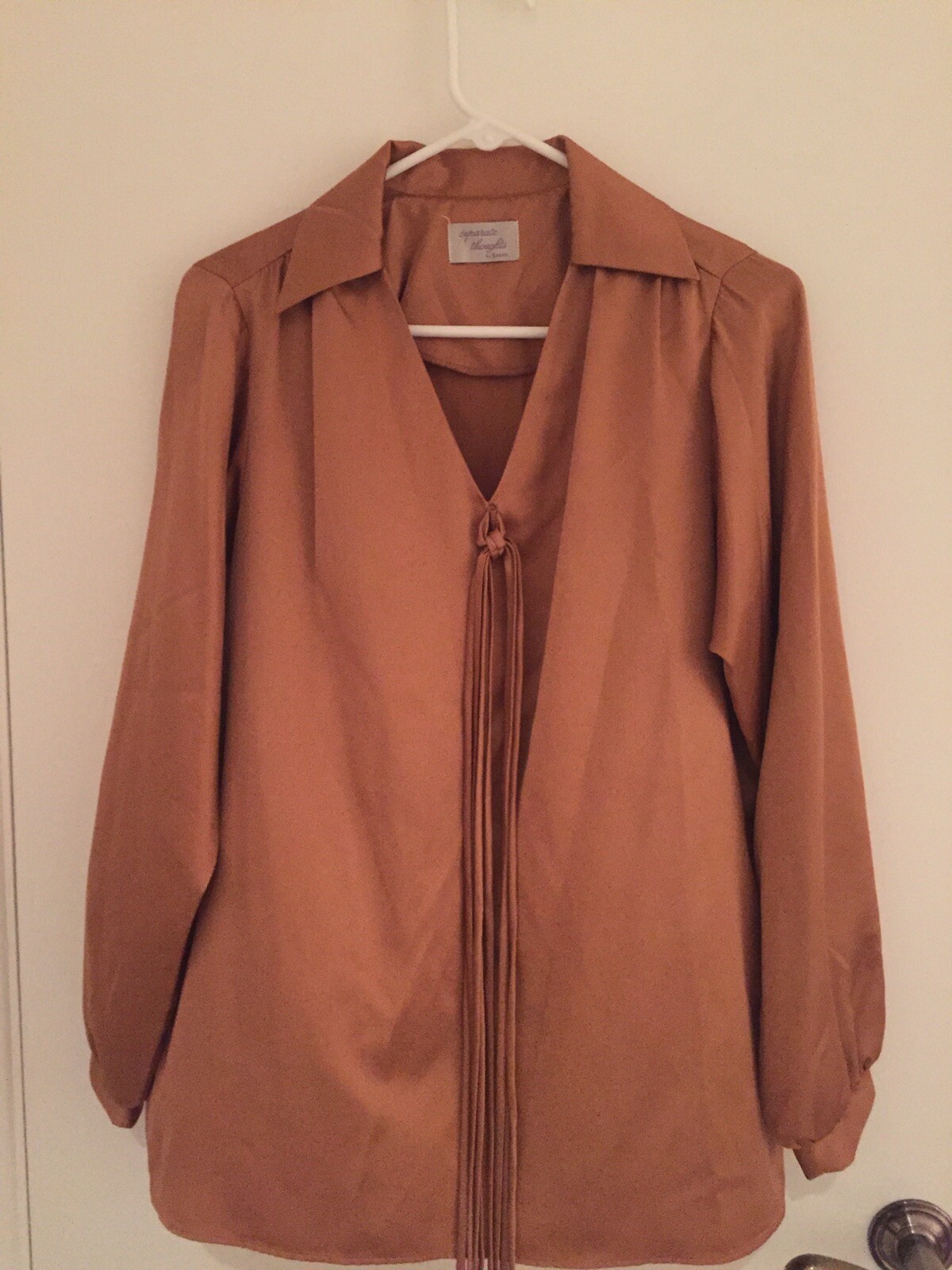 VTG 60’s/70’s SEPARATE THOUGHTS BY NARDI’S Blouse Size 10 ILGWU USA UNION MADE