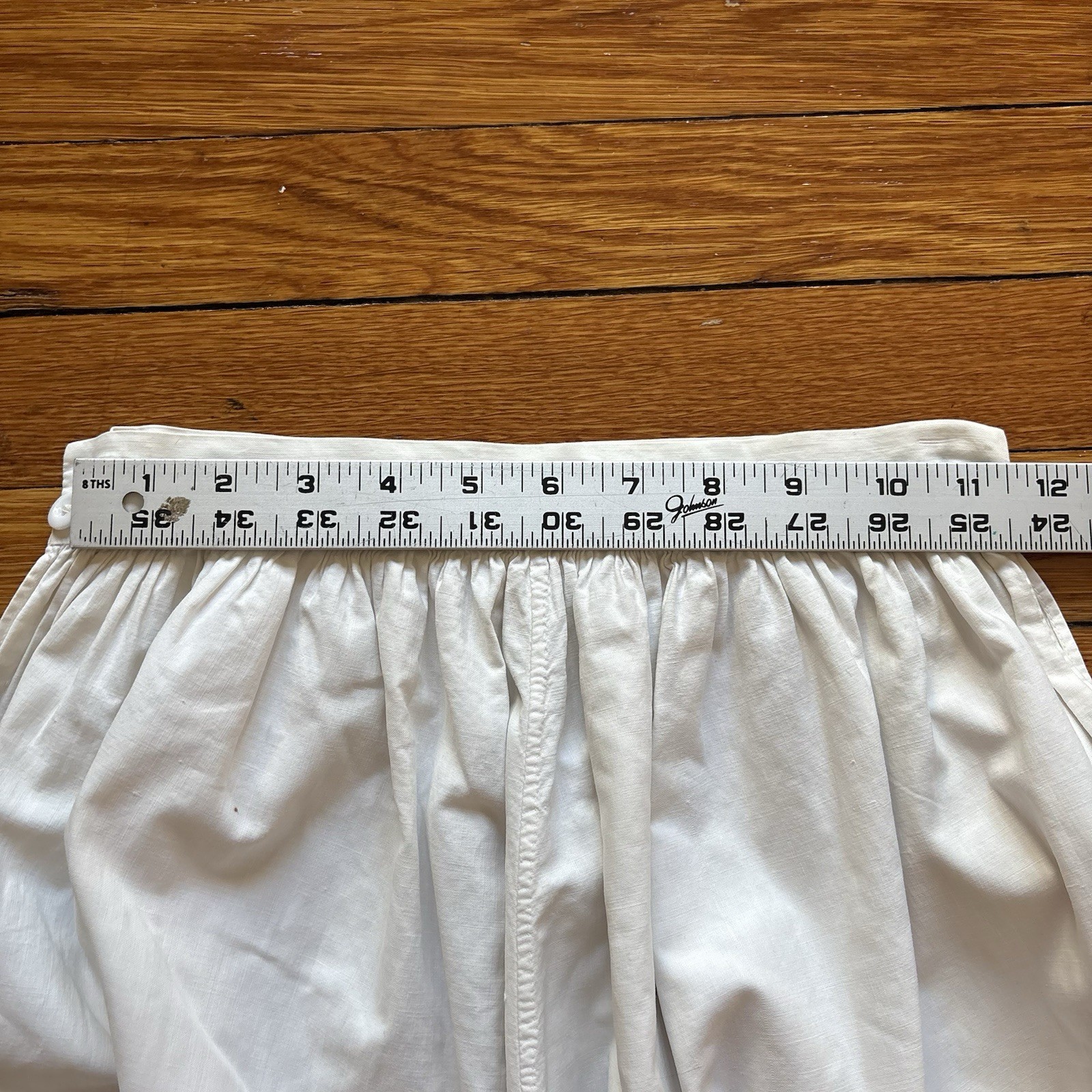 Vintage Antique White Cotton Bloomer Shorts Women’s As Is Edwardian Era
