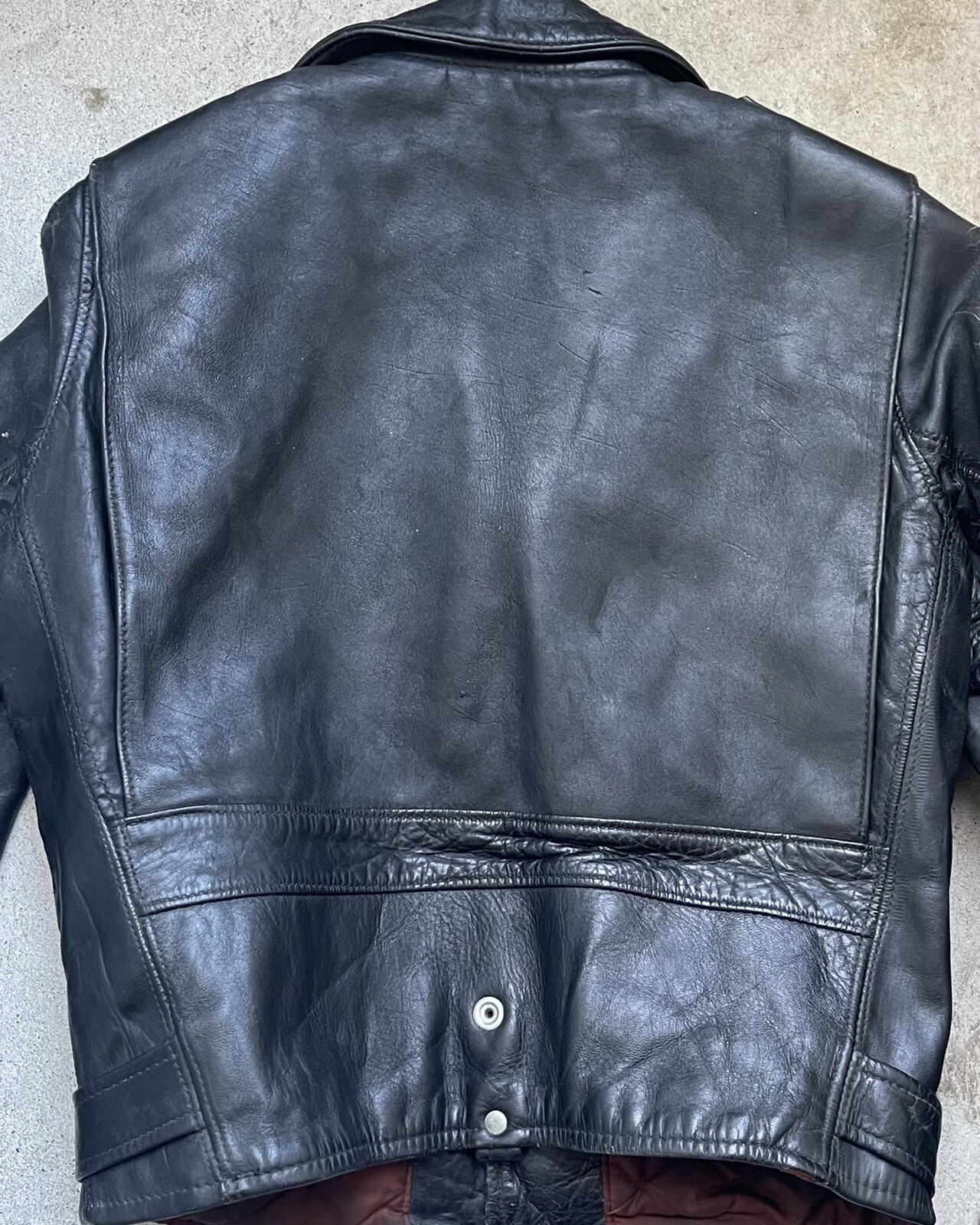 Buco J-12 J-14 Horsehide Leather Jacket 40s 50s Moto S Biker Vintage D Pocket 24