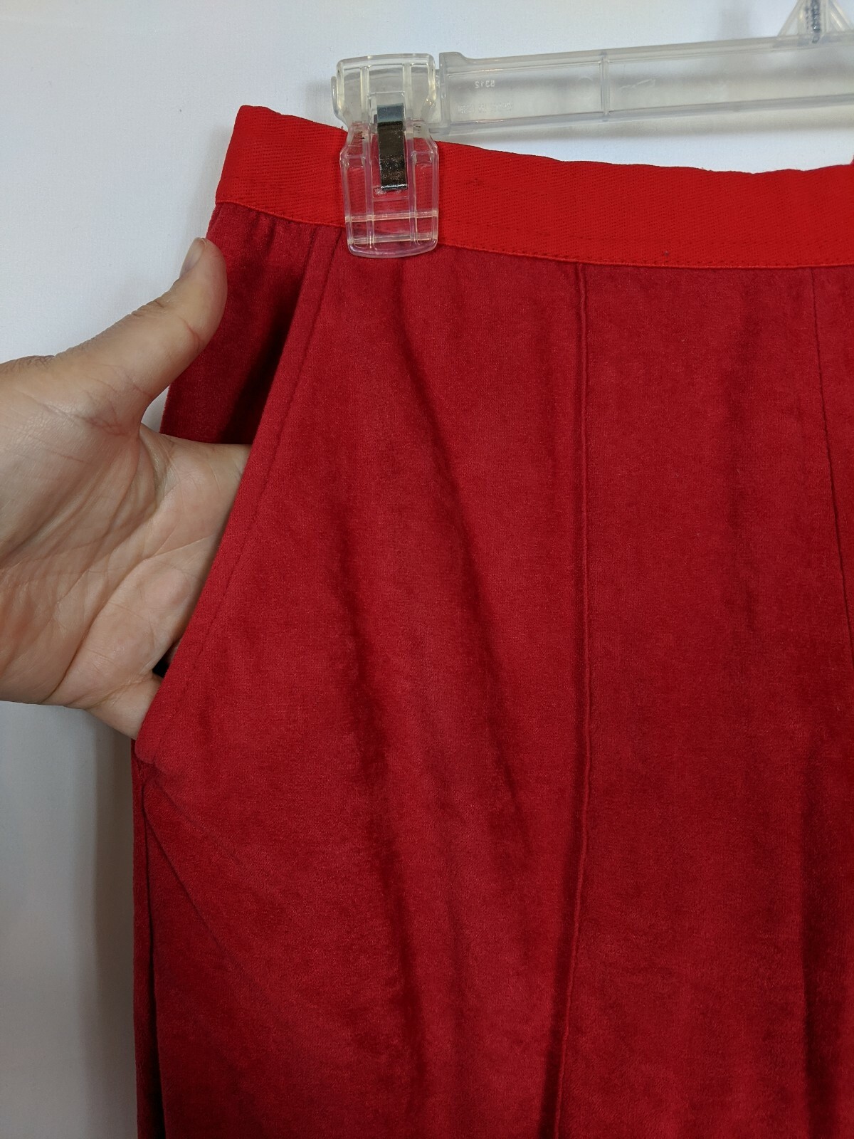 Burberry Vintage 70s Burberrys Red Pull On Pants Trousers Size 32 / 29 in waist