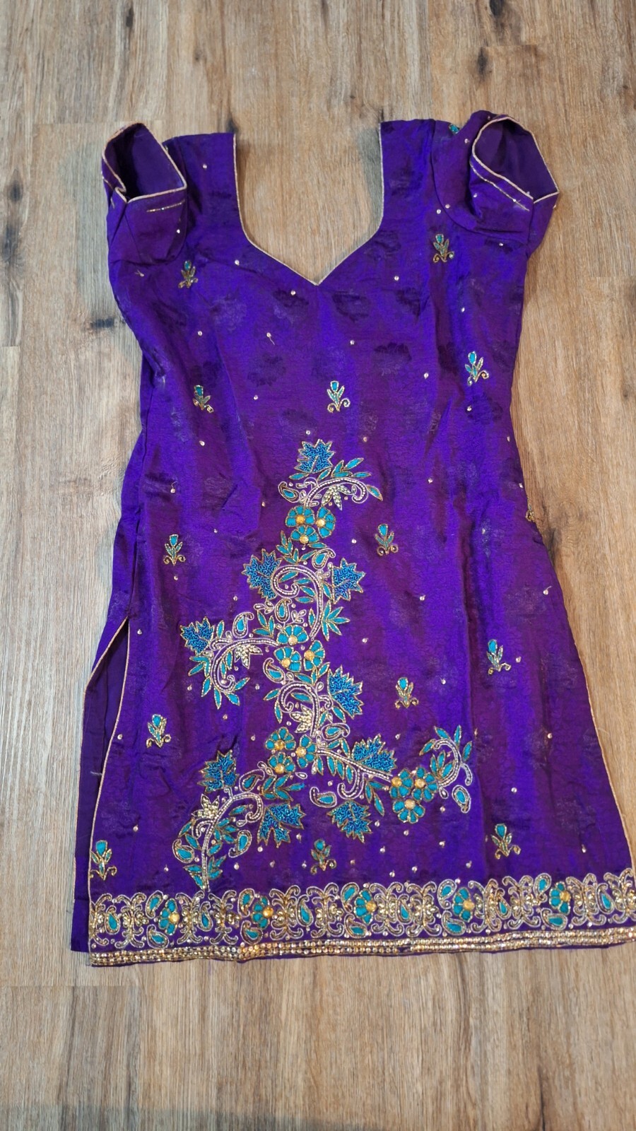 Homemade Dress Floral Festival Cottagecore Tulip Purple Boho Bloomcore Fairy