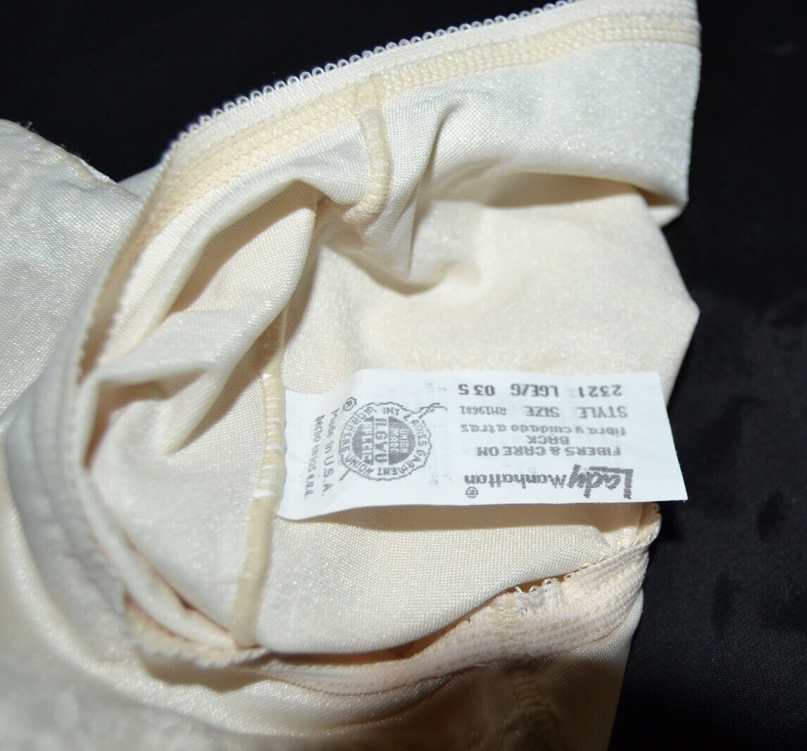 Vtg Union Made Lady Manhattan Large Panty Girdle Firm Control Shaper 2321 Beige