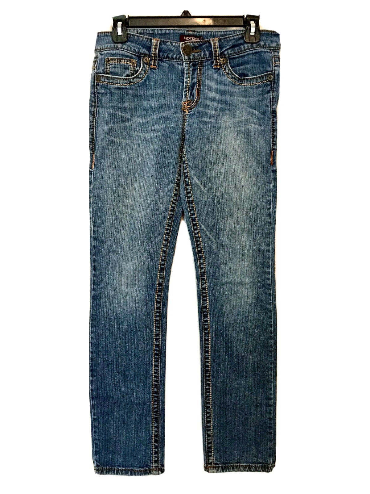 Hot Kiss Chloe Womens Jr. 9 Vintage 1990’s Straight Leg Medium Wash 5 Pkt Jeans