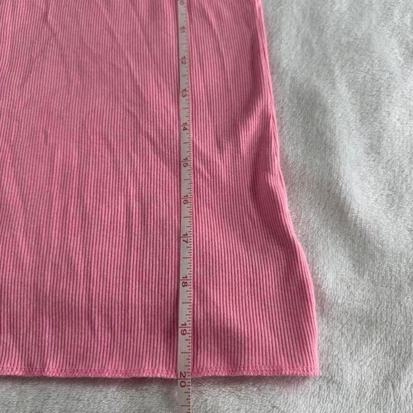 No Boundaries pink racerback lace babydoll cami tank top y2k vintage mcbling