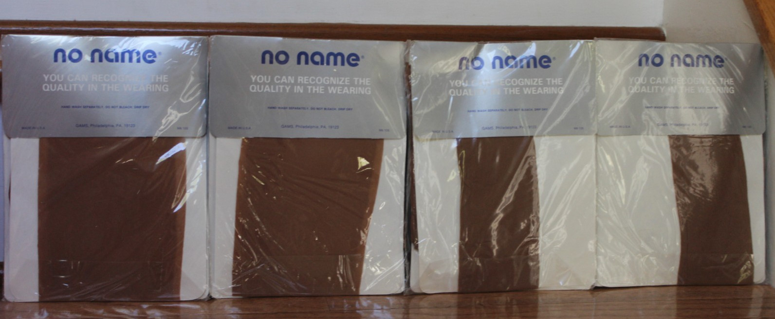 Vintage Lot of 4 NO NAME Pantyhose Queen Tall, Beige, 5&rsquo;6&Prime;-5&rsquo;10 » GAMS- NEW