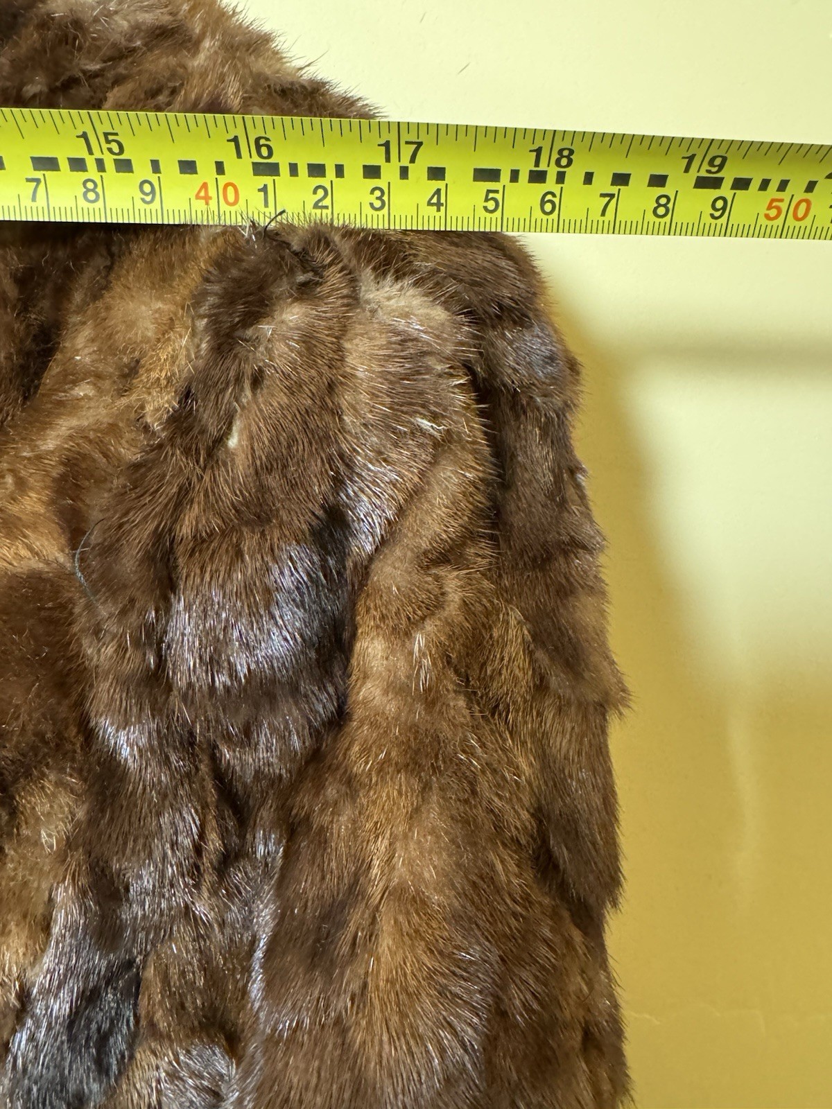 Mink Coat VINTAGE decades old mid Century luxury fashion statement NO RESERVE !