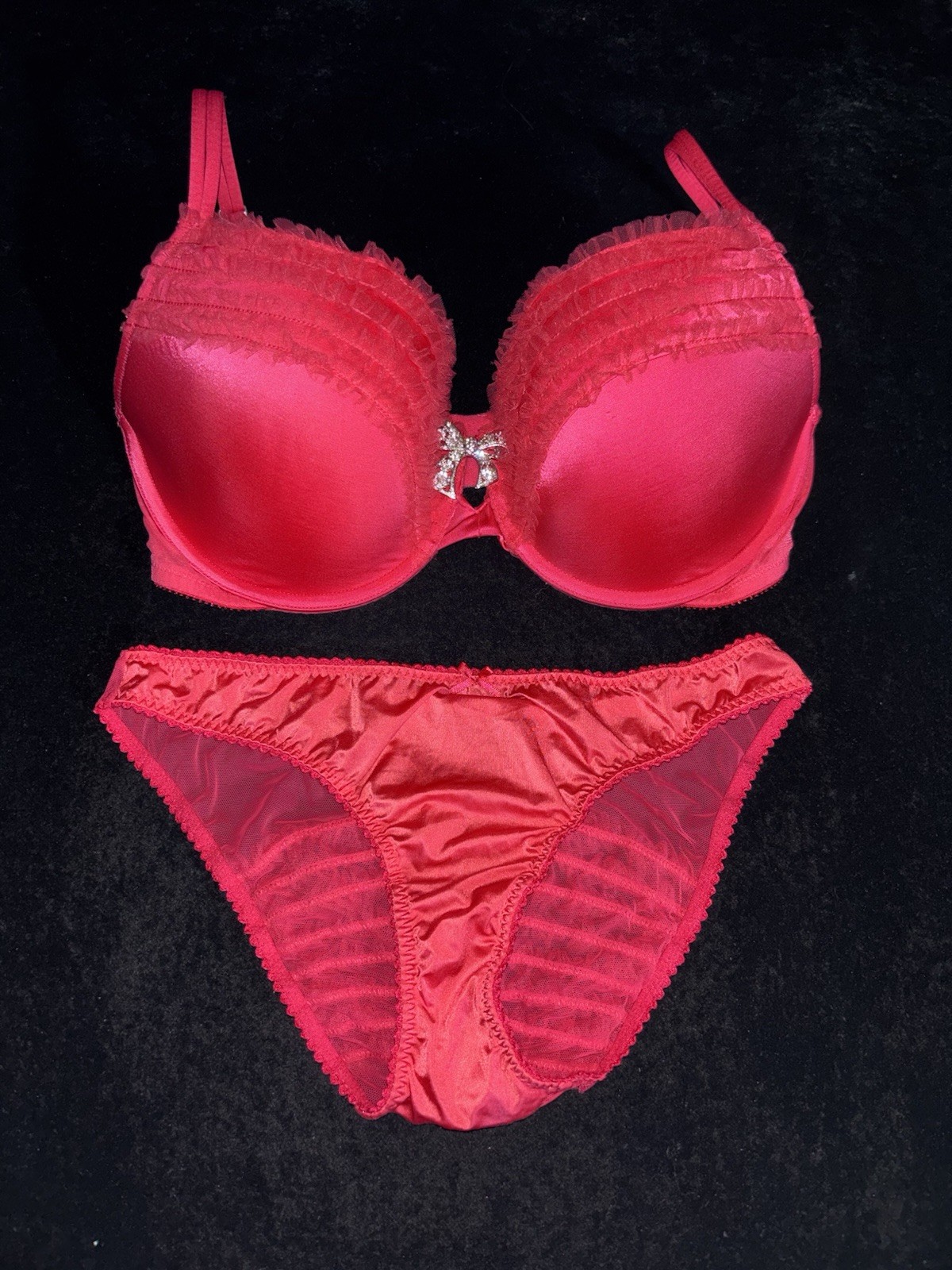 Vintage Victoria’s Secret Sissy Set 36D Medium Panties